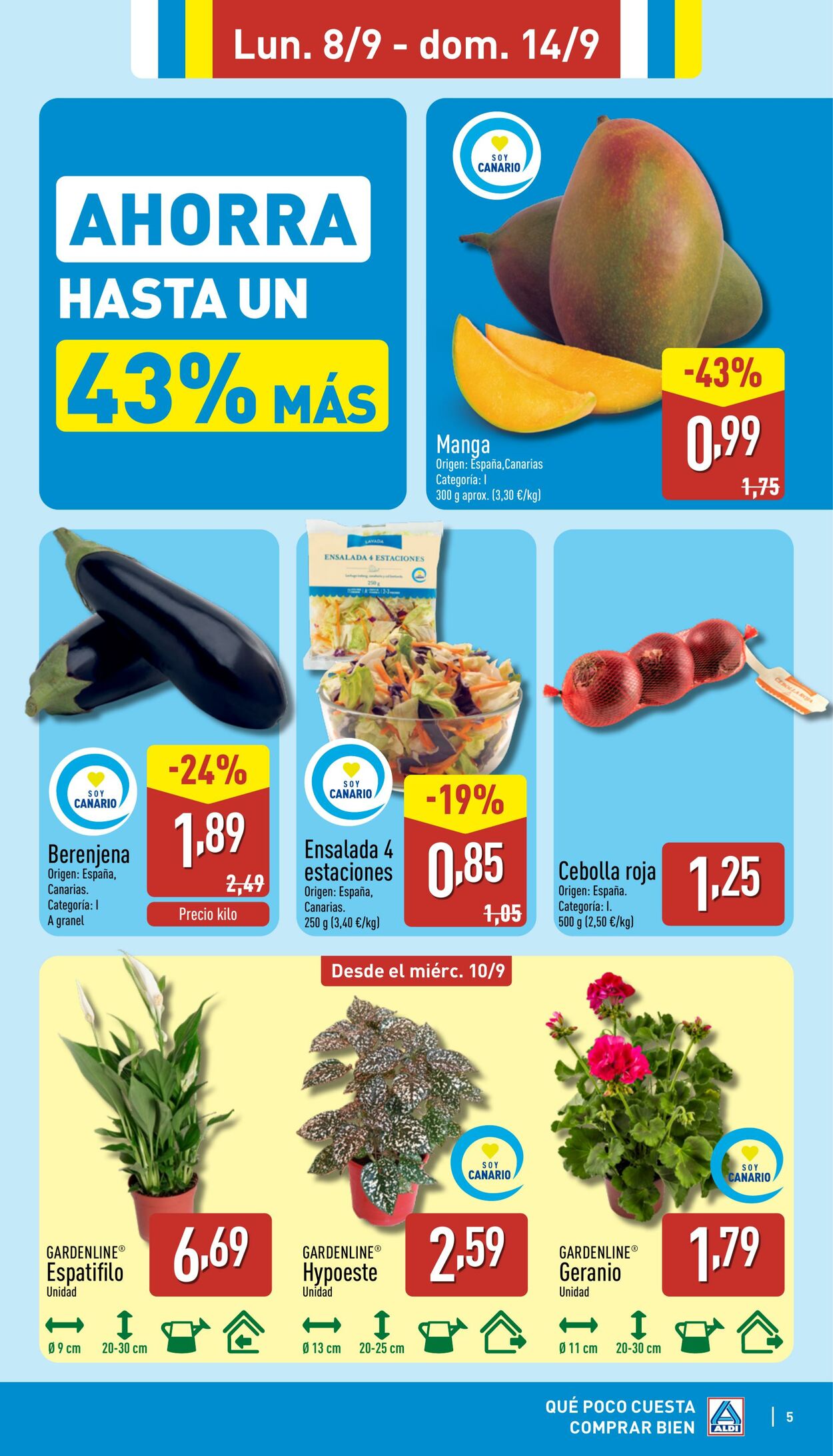 Folleto Aldi 08.09.2025 - 14.09.2025