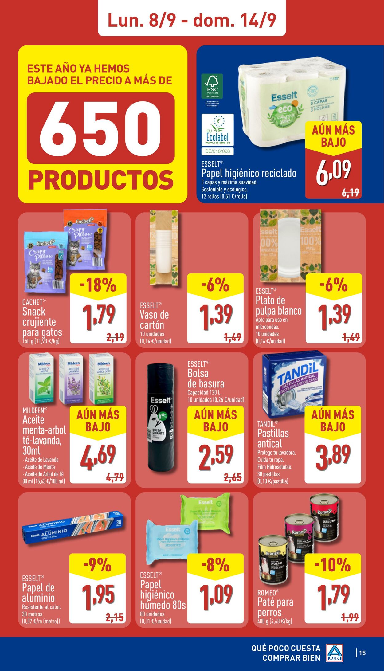 Folleto Aldi 08.09.2025 - 14.09.2025