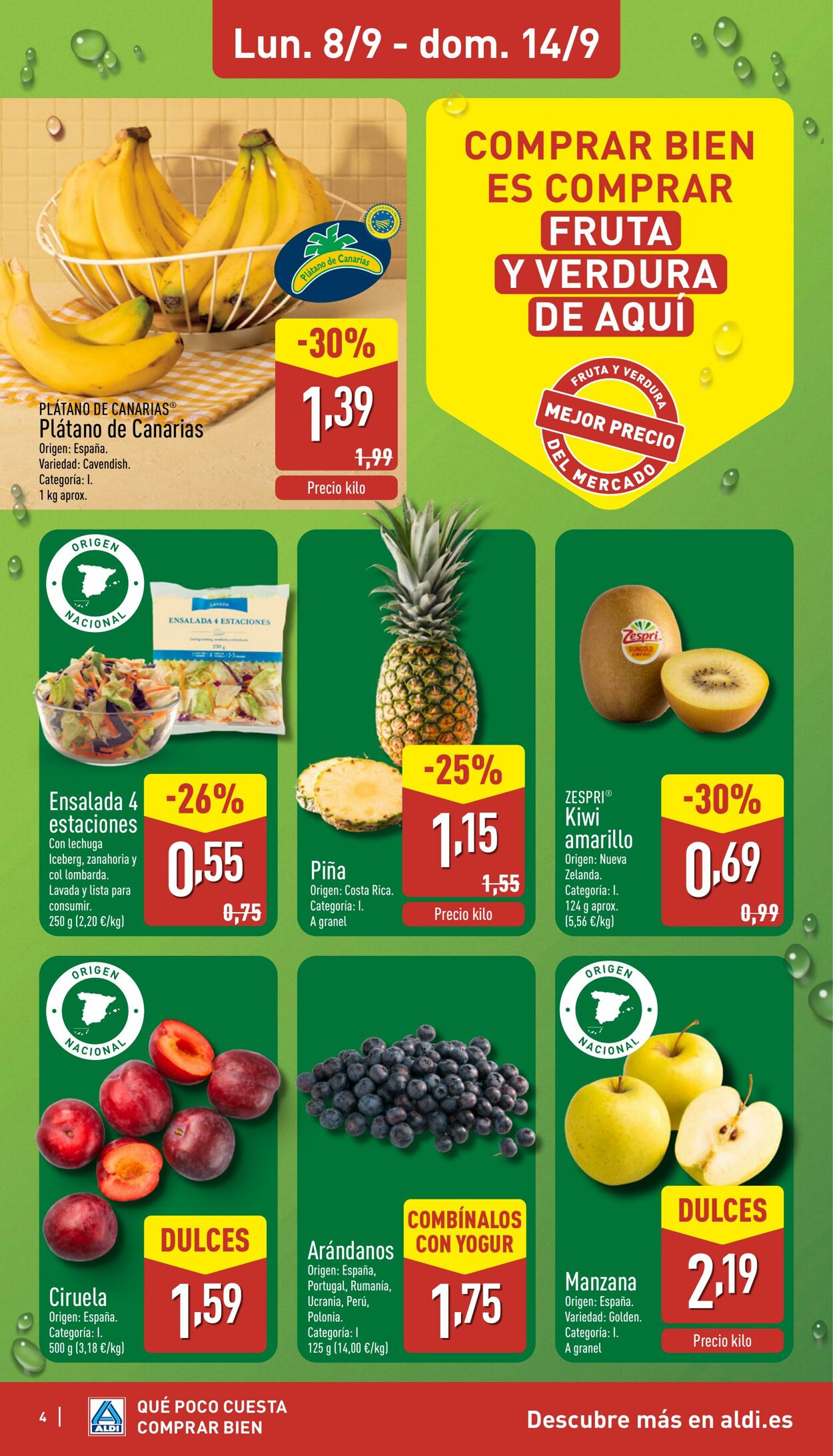 Folleto Aldi 08.09.2025 - 14.09.2025