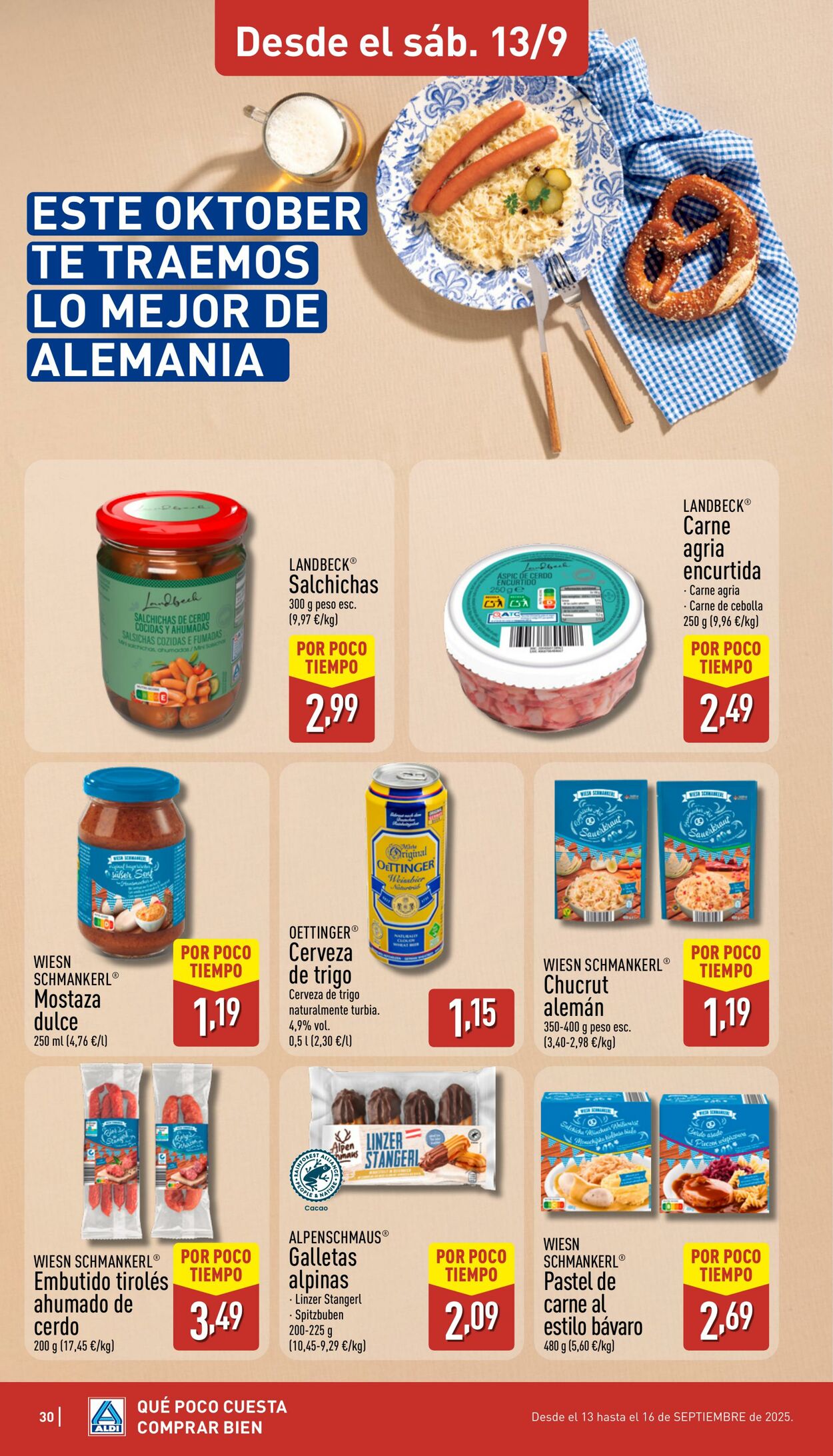 Folleto Aldi 08.09.2025 - 14.09.2025
