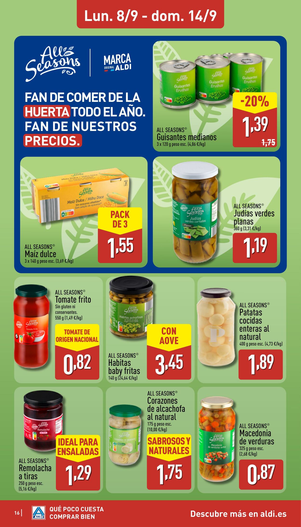 Folleto Aldi 08.09.2025 - 14.09.2025