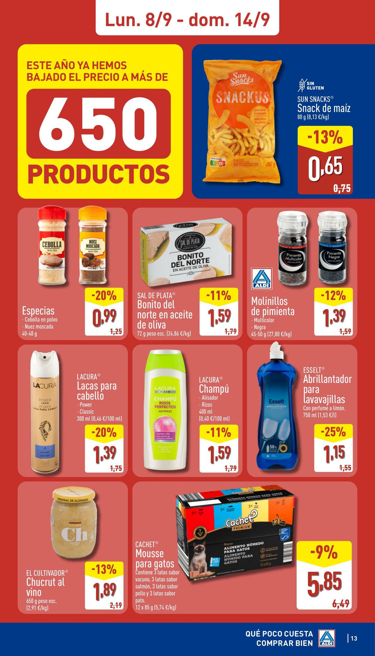 Folleto Aldi 08.09.2025 - 14.09.2025