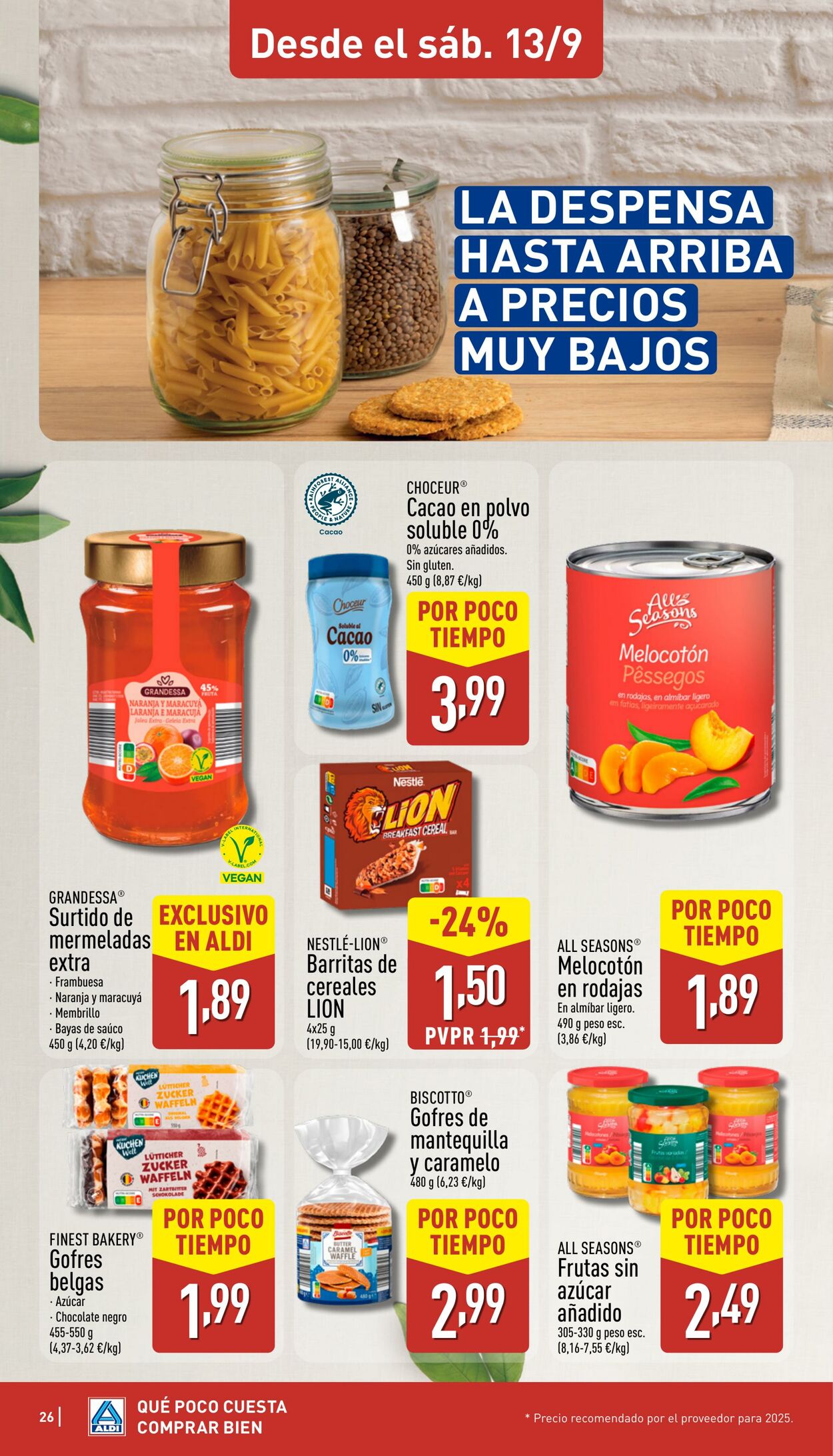 Folleto Aldi 08.09.2025 - 14.09.2025