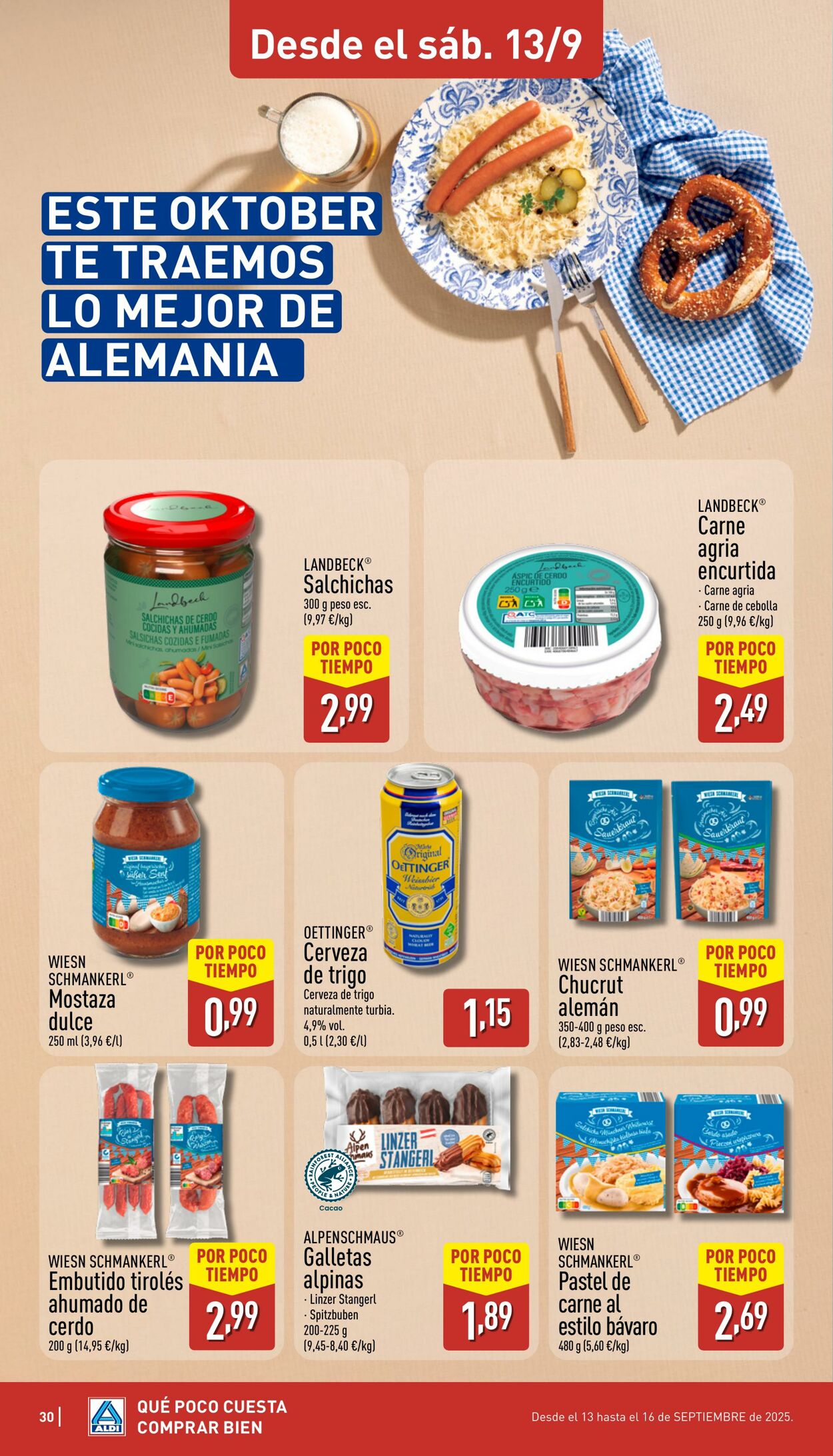 Folleto Aldi 08.09.2025 - 14.09.2025