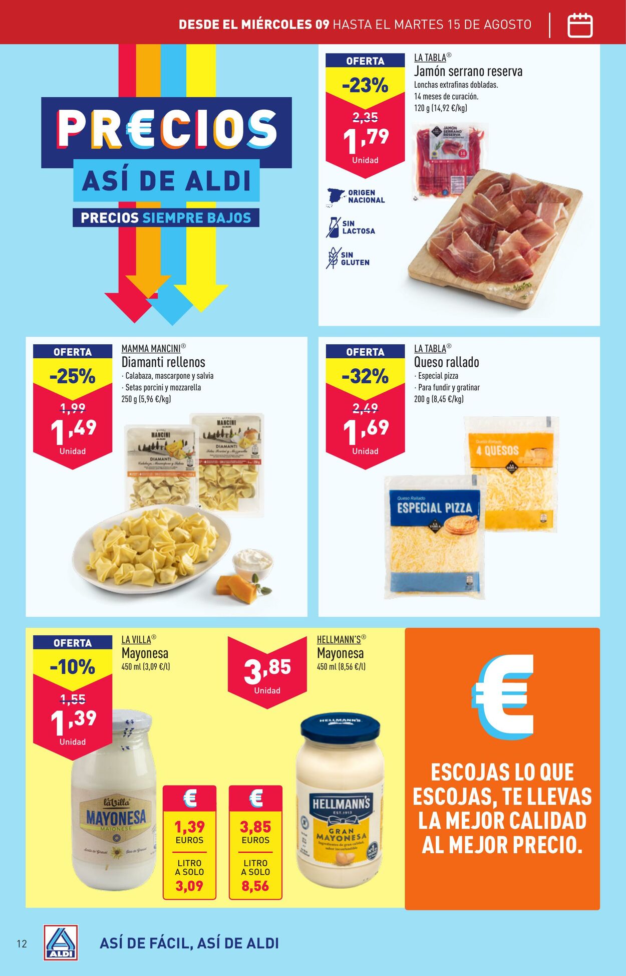 Folleto Aldi 09.08.2023 - 15.08.2023