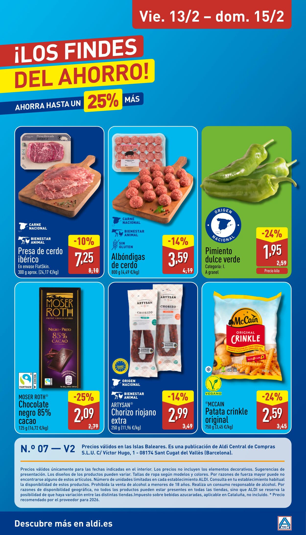 Folleto Aldi 09.02.2026 - 15.02.2026