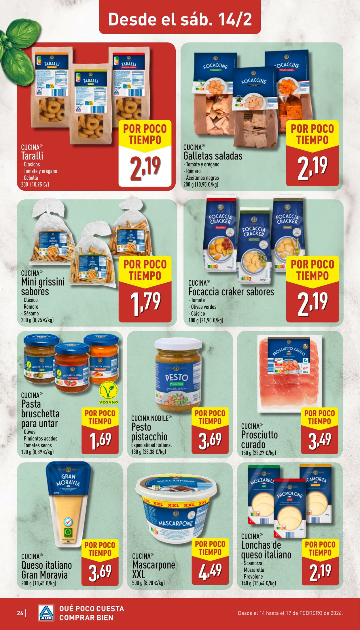 Folleto Aldi 09.02.2026 - 15.02.2026