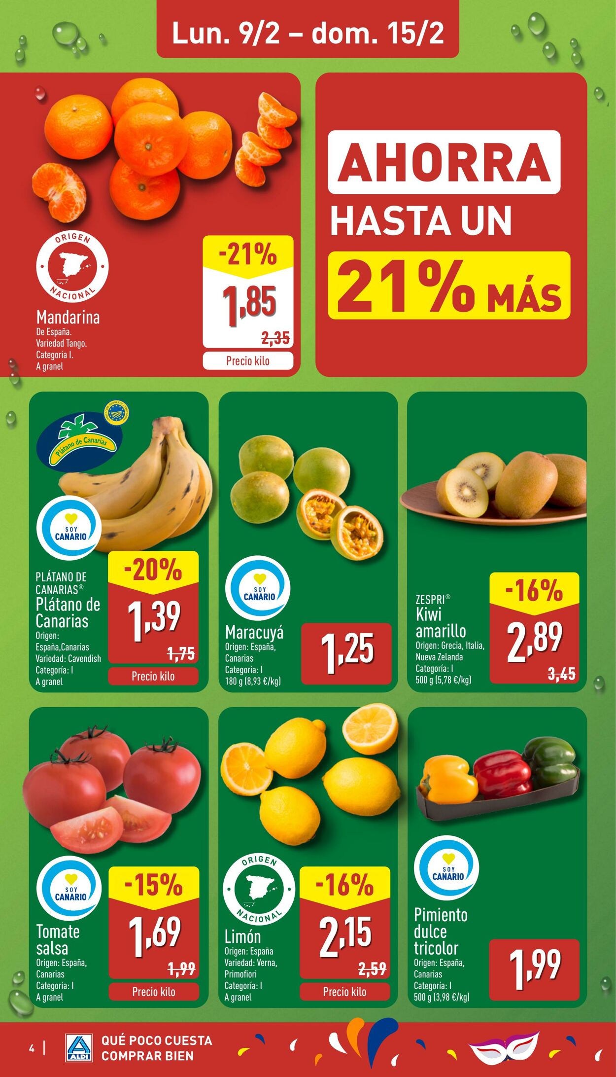 Folleto Aldi 09.02.2026 - 15.02.2026