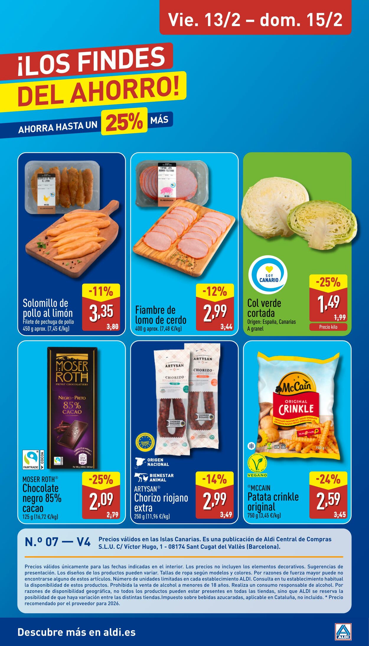 Folleto Aldi 09.02.2026 - 15.02.2026