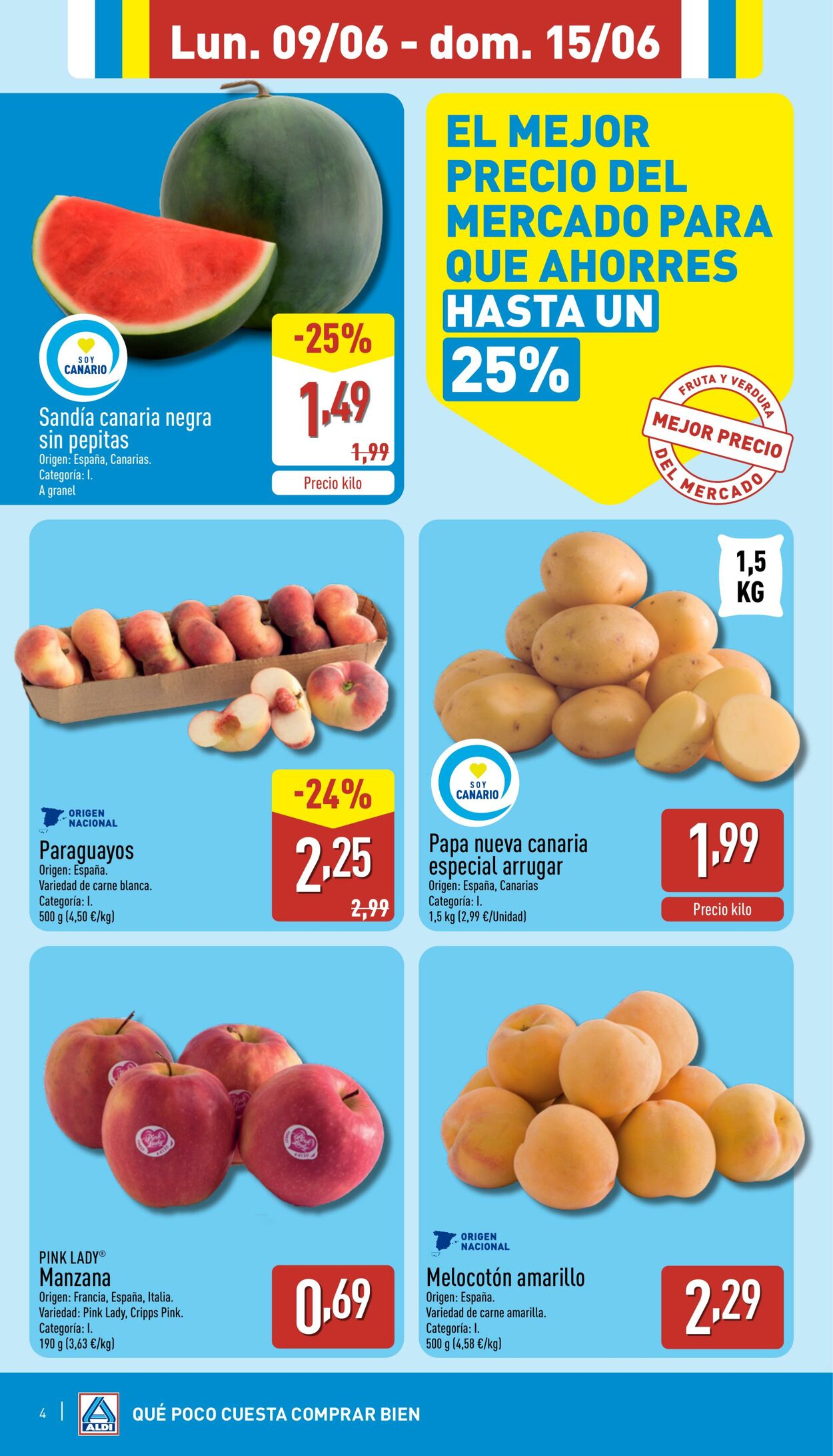 Folleto Aldi 09.06.2025 - 15.06.2025