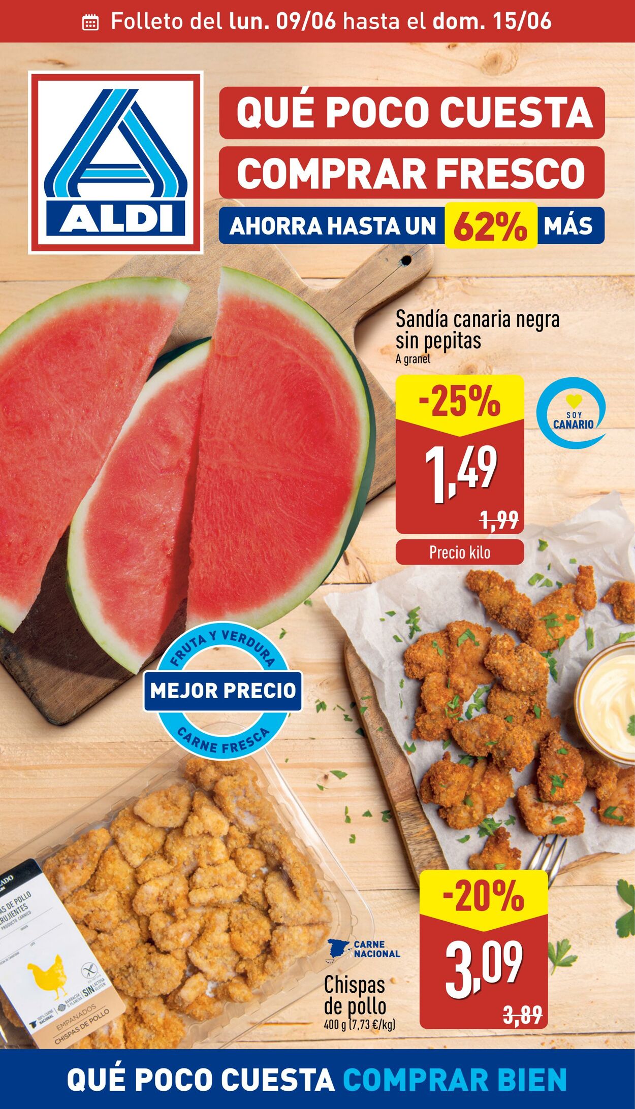 Folleto Aldi 09.06.2025 - 15.06.2025