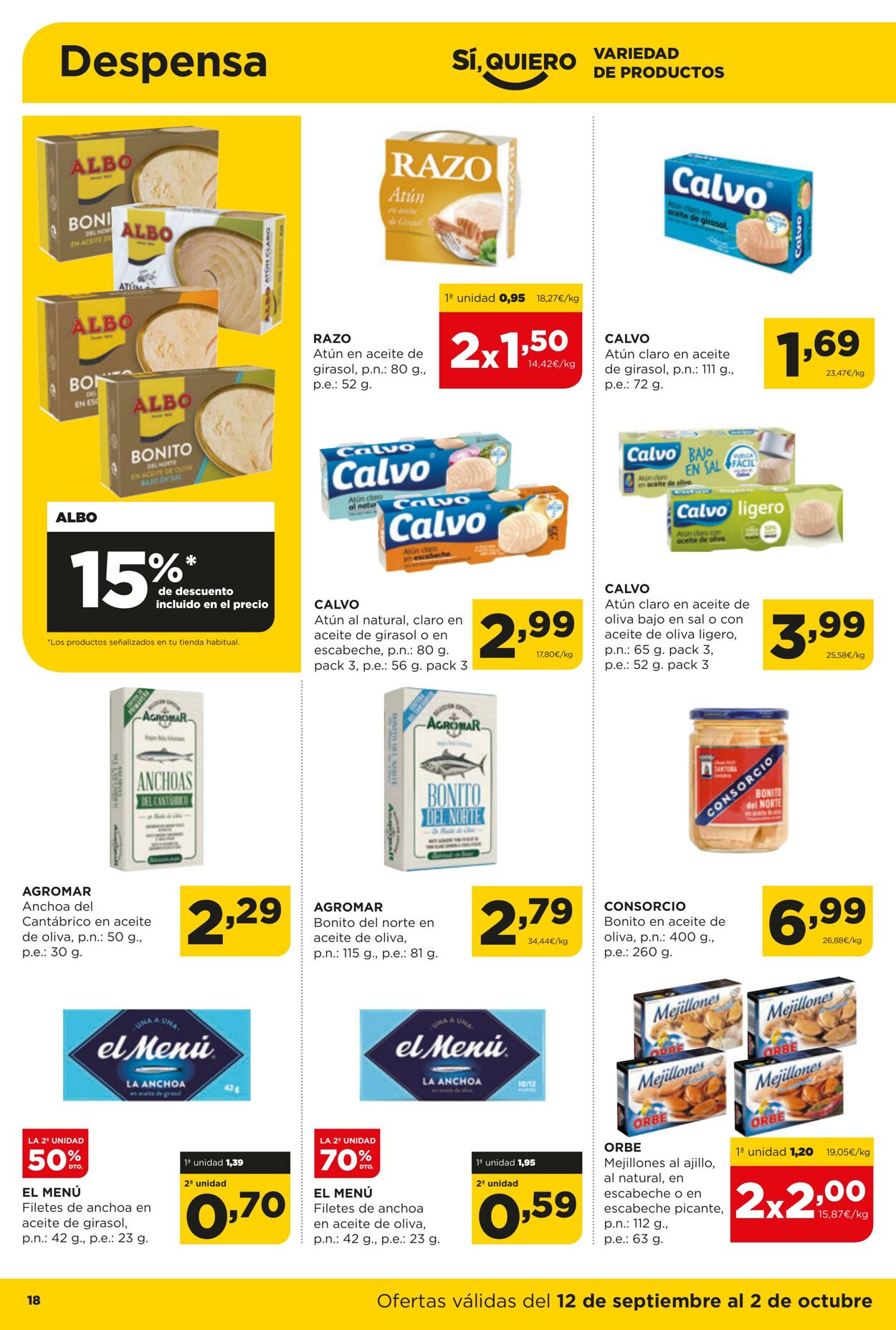 Folleto Alimerka 12.09.2024 - 02.10.2024