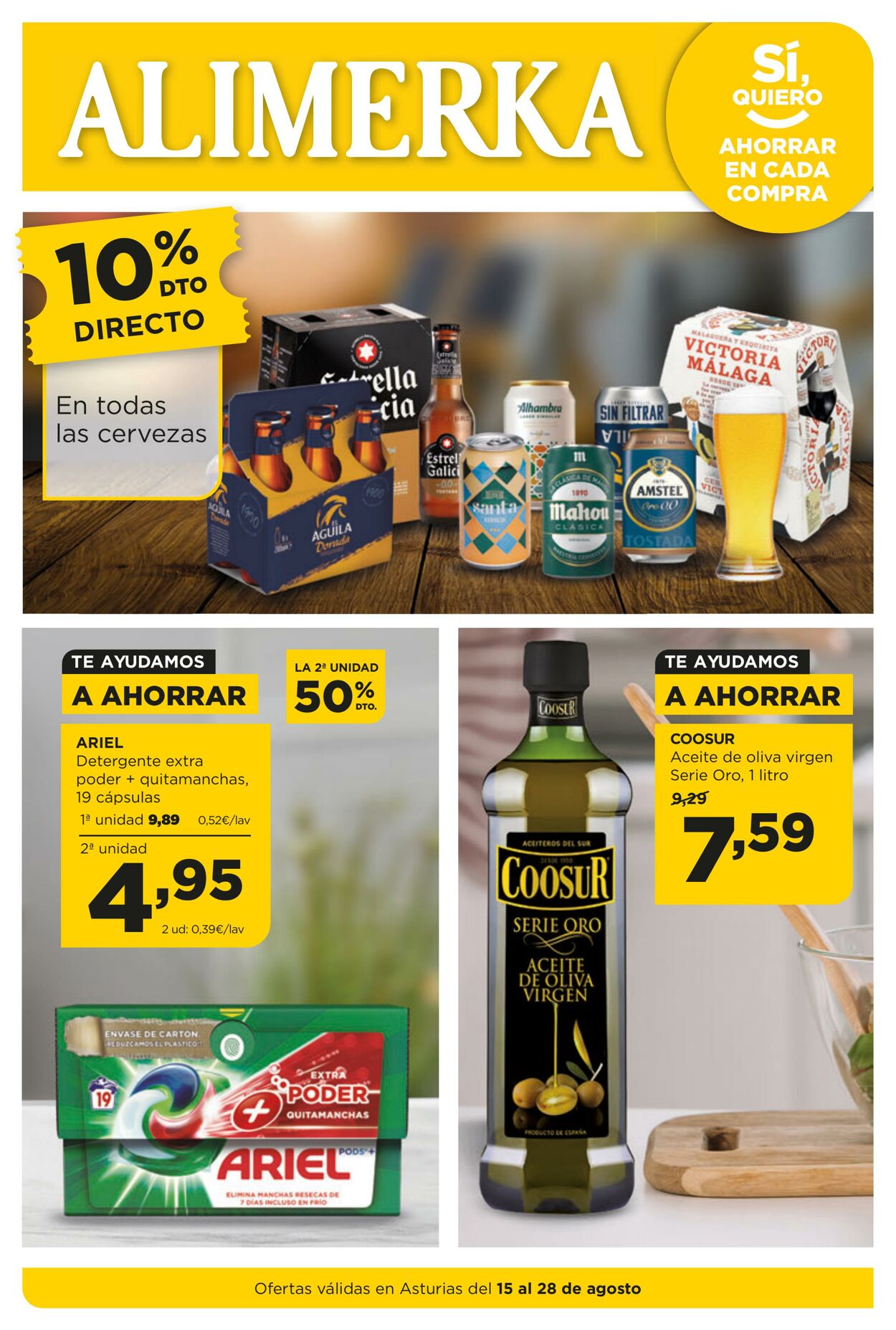 Folleto Alimerka 15.08.2024 - 28.08.2024