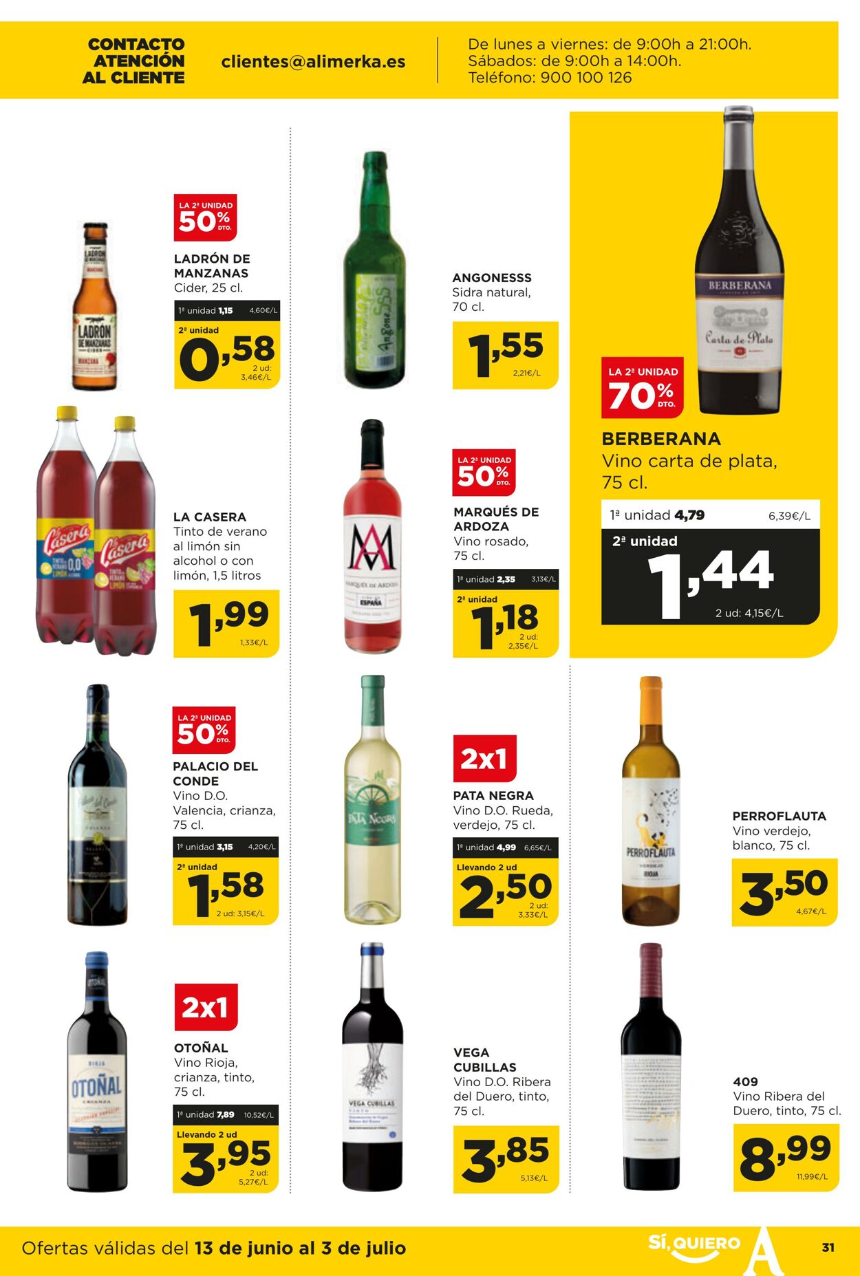 Folleto Alimerka 13.06.2024 - 03.07.2024