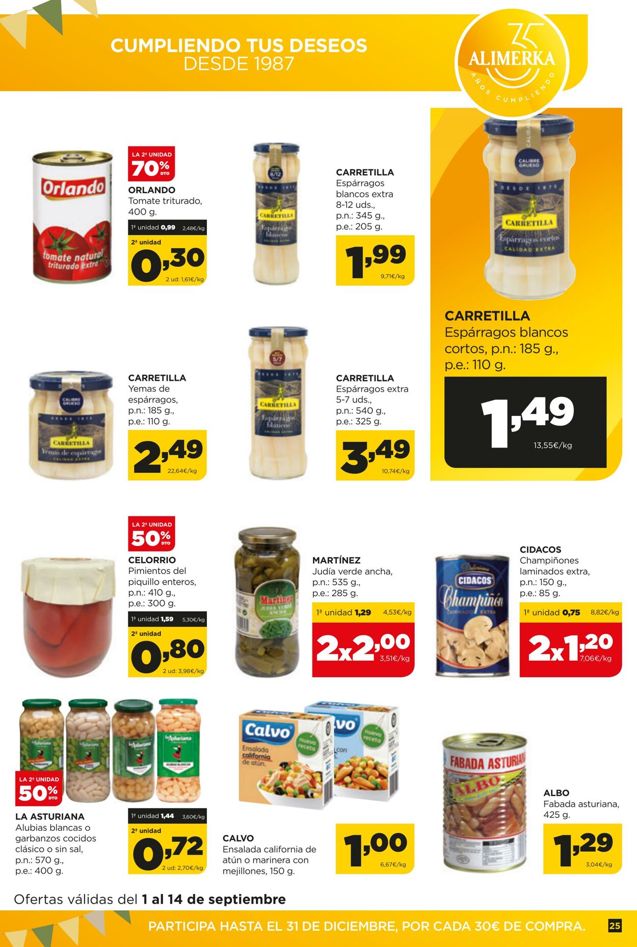 Folleto Alimerka 01.09.2022 - 14.09.2022