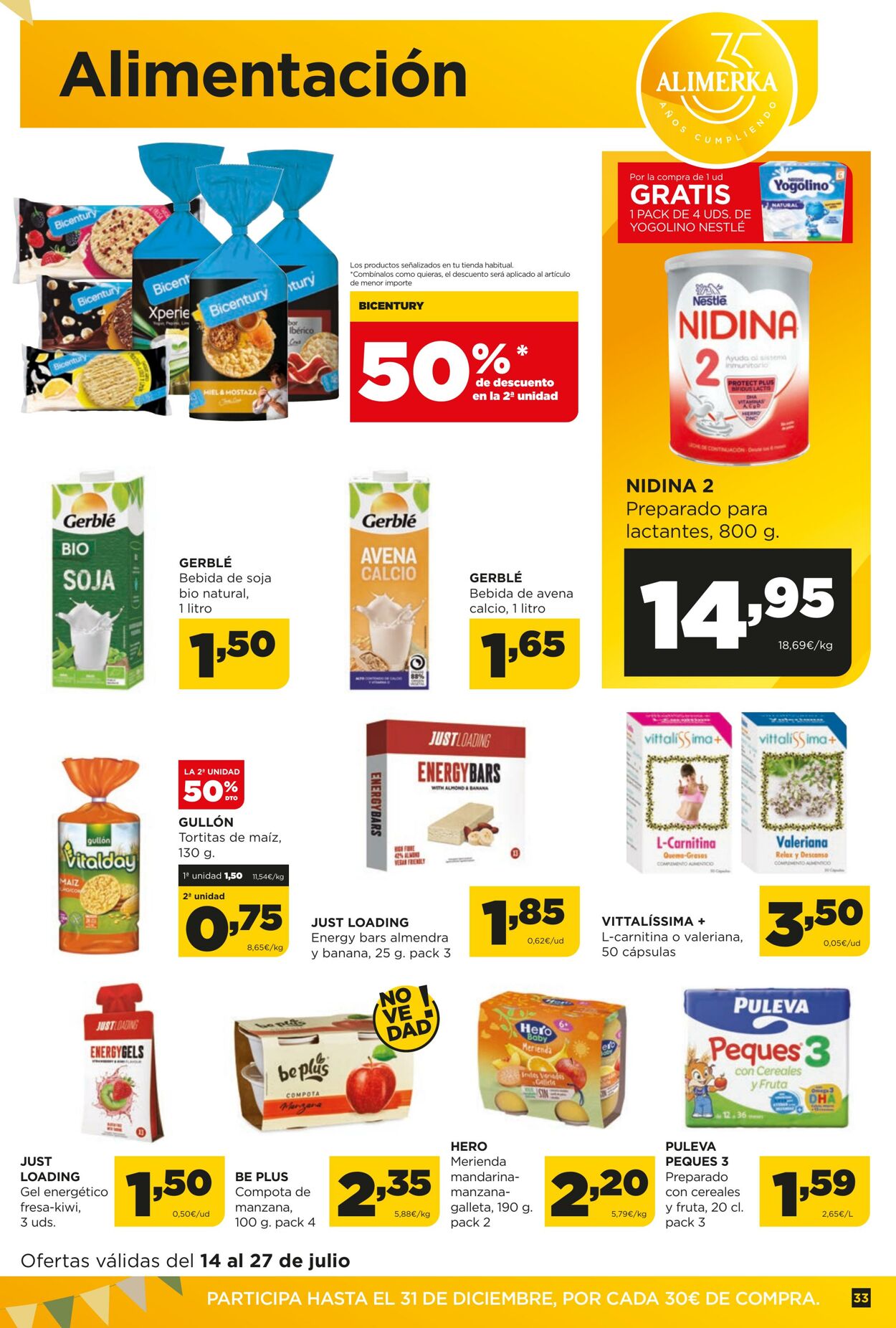 Folleto Alimerka 14.07.2022 - 27.07.2022