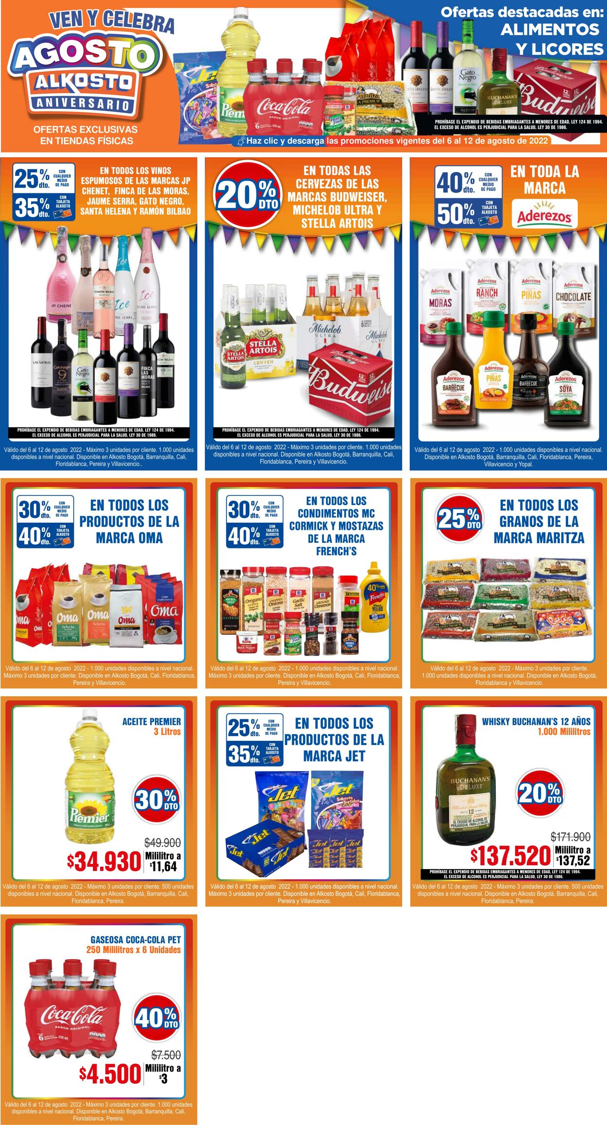 Folleto Alkosto 06.08.2022 - 12.08.2022