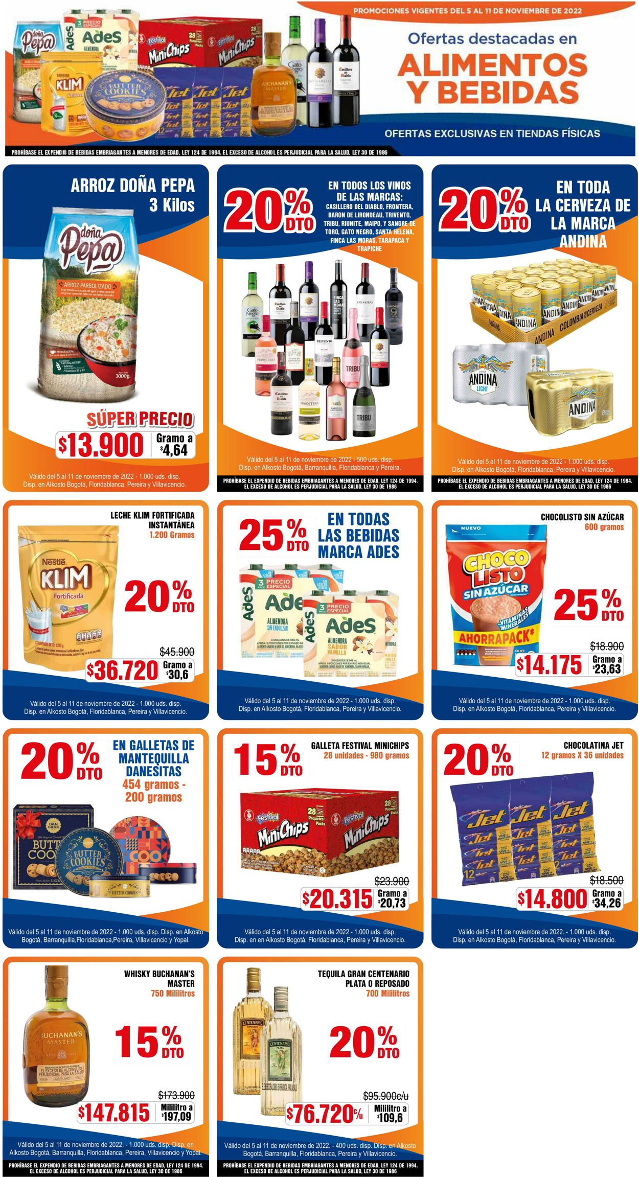 Folleto Alkosto 05.11.2022 - 11.11.2022