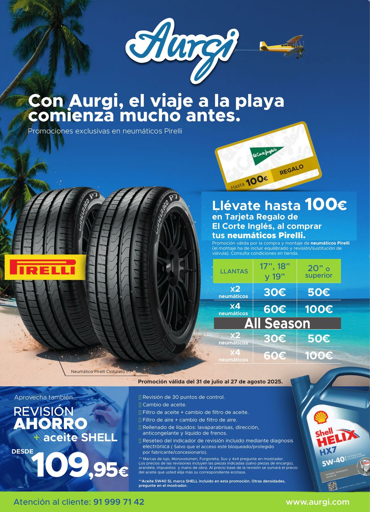 Folleto Aurgi 31.07.2025 - 27.08.2025
