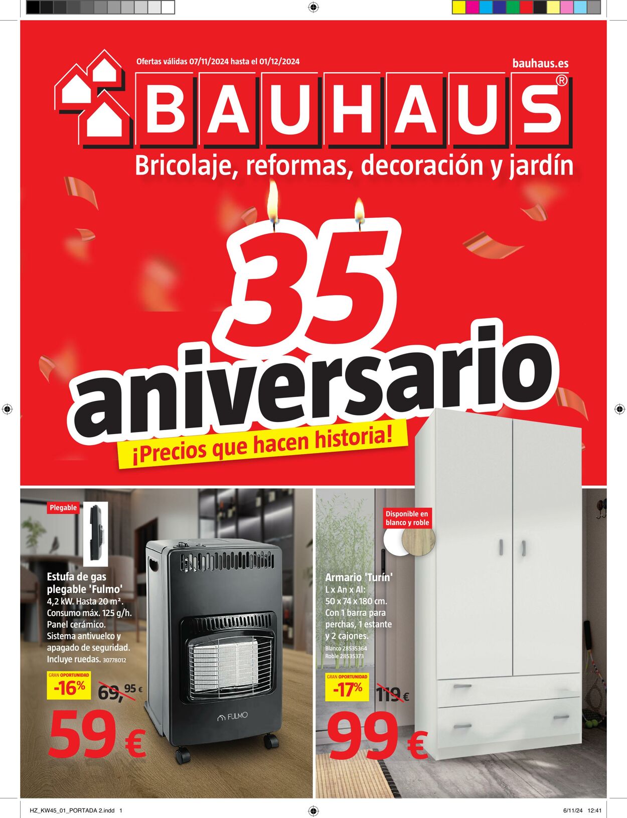 Bauhaus Folletos promocionales