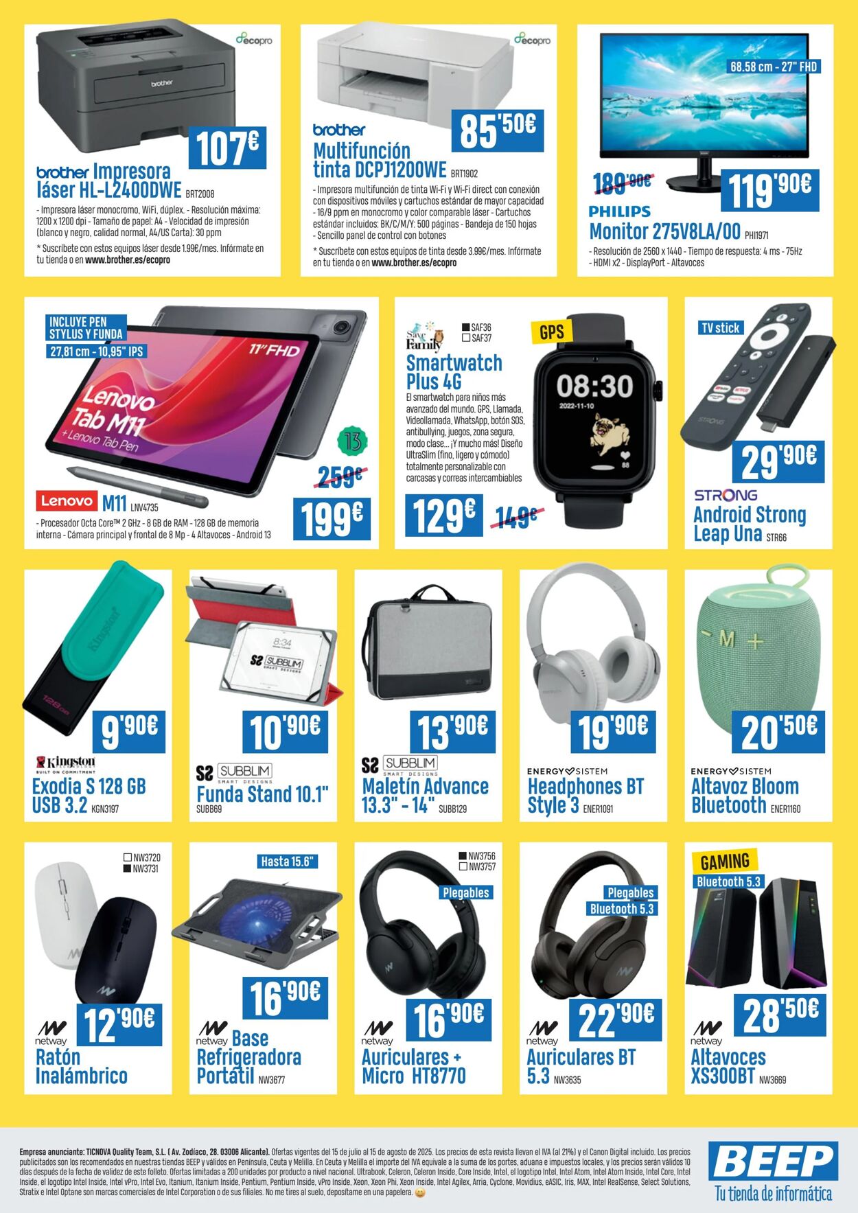 Folleto Beep 07.07.2025 - 16.07.2025