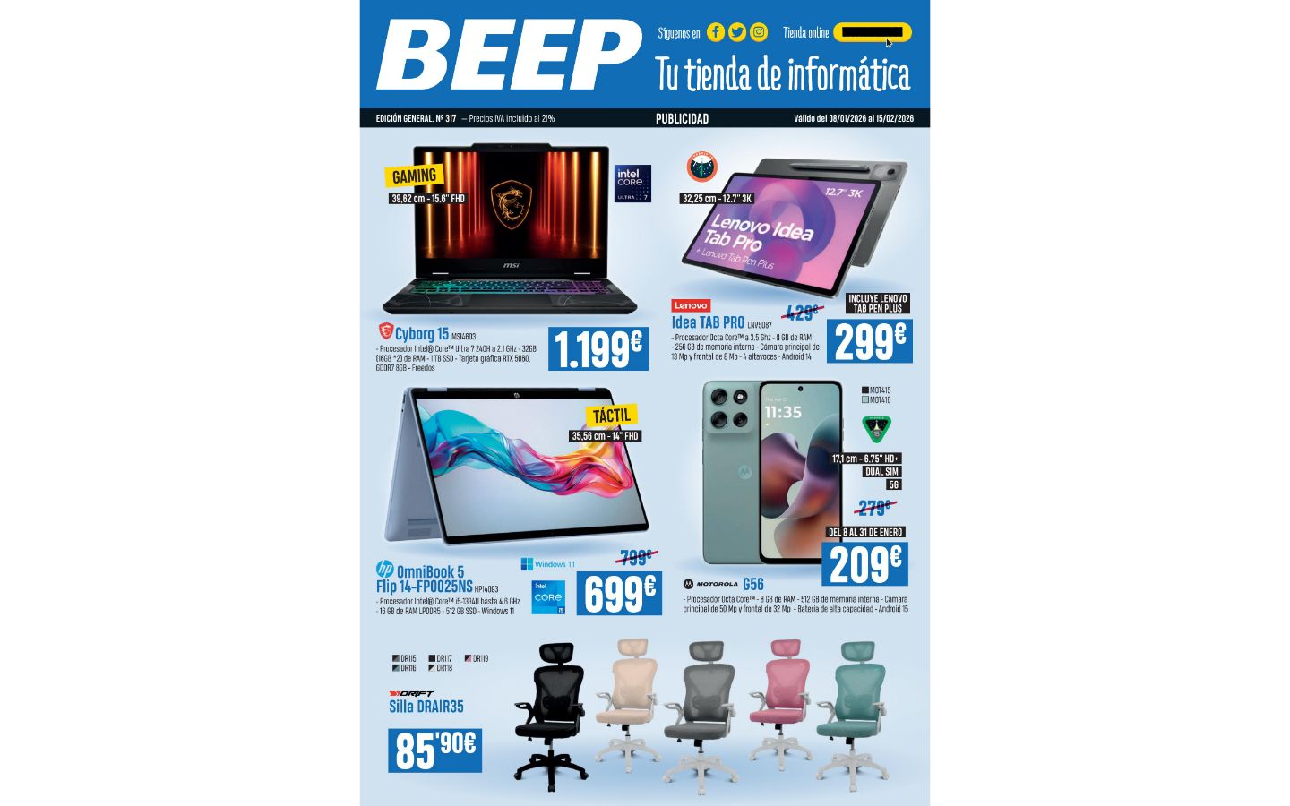 Folleto Beep 01.01.2026 - 10.01.2026