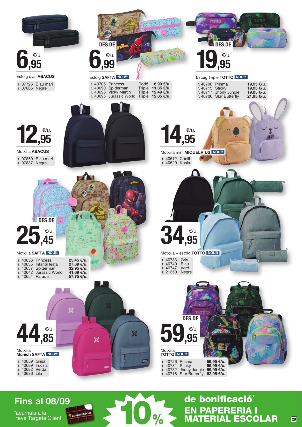 Folleto Bonpreu 26.08.2025 - 08.09.2025
