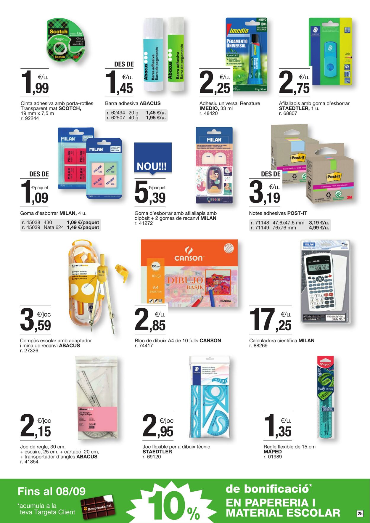Folleto Bonpreu 26.08.2025 - 08.09.2025