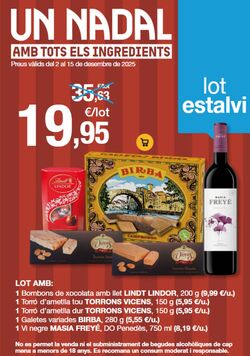 Folleto Bonpreu 01.12.2025 - 15.12.2025