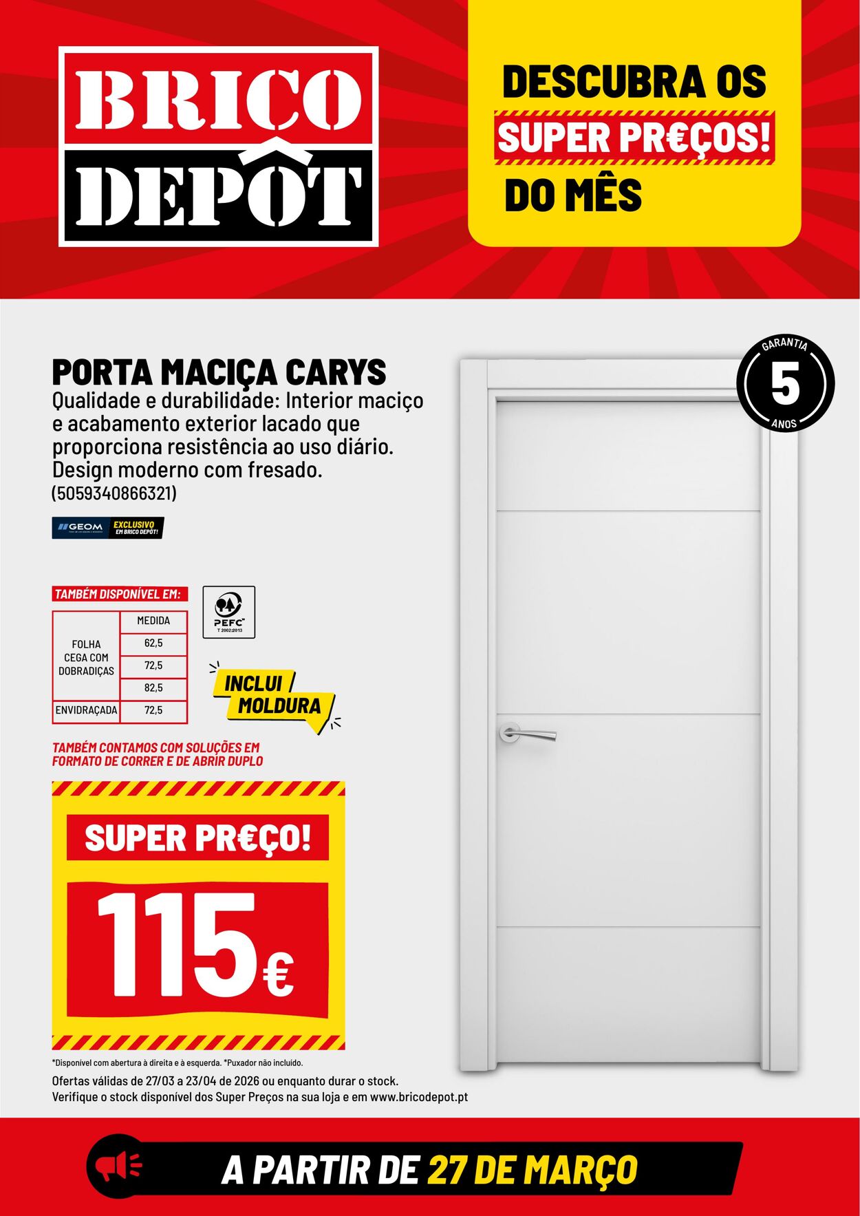 Folleto Brico Depôt 31.03.2026 - 08.04.2026
