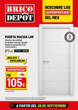 Folleto Brico Depôt 26.09.2025 - 26.10.2025
