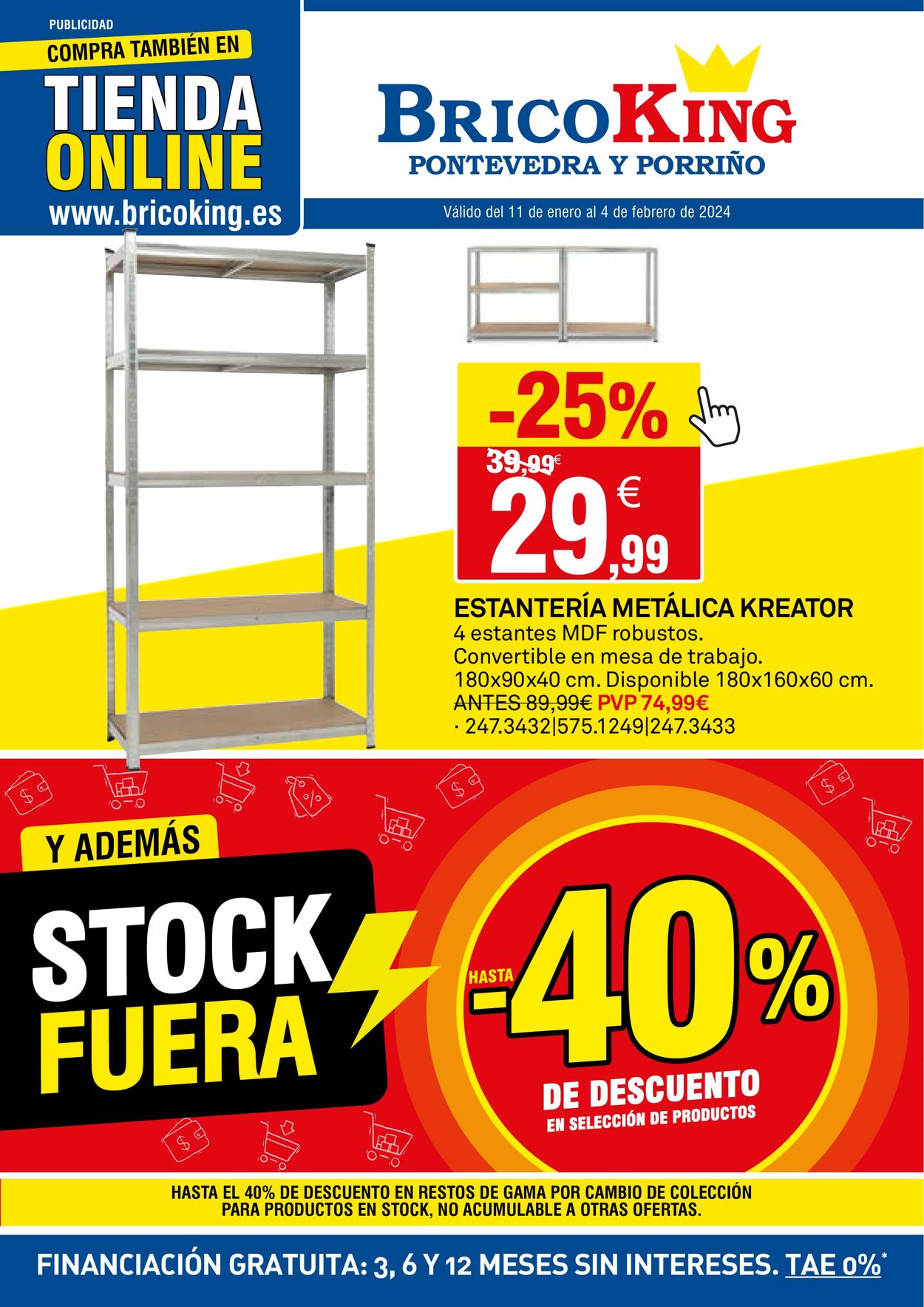 Folleto BricoKing 11.01.2024 - 04.02.2024