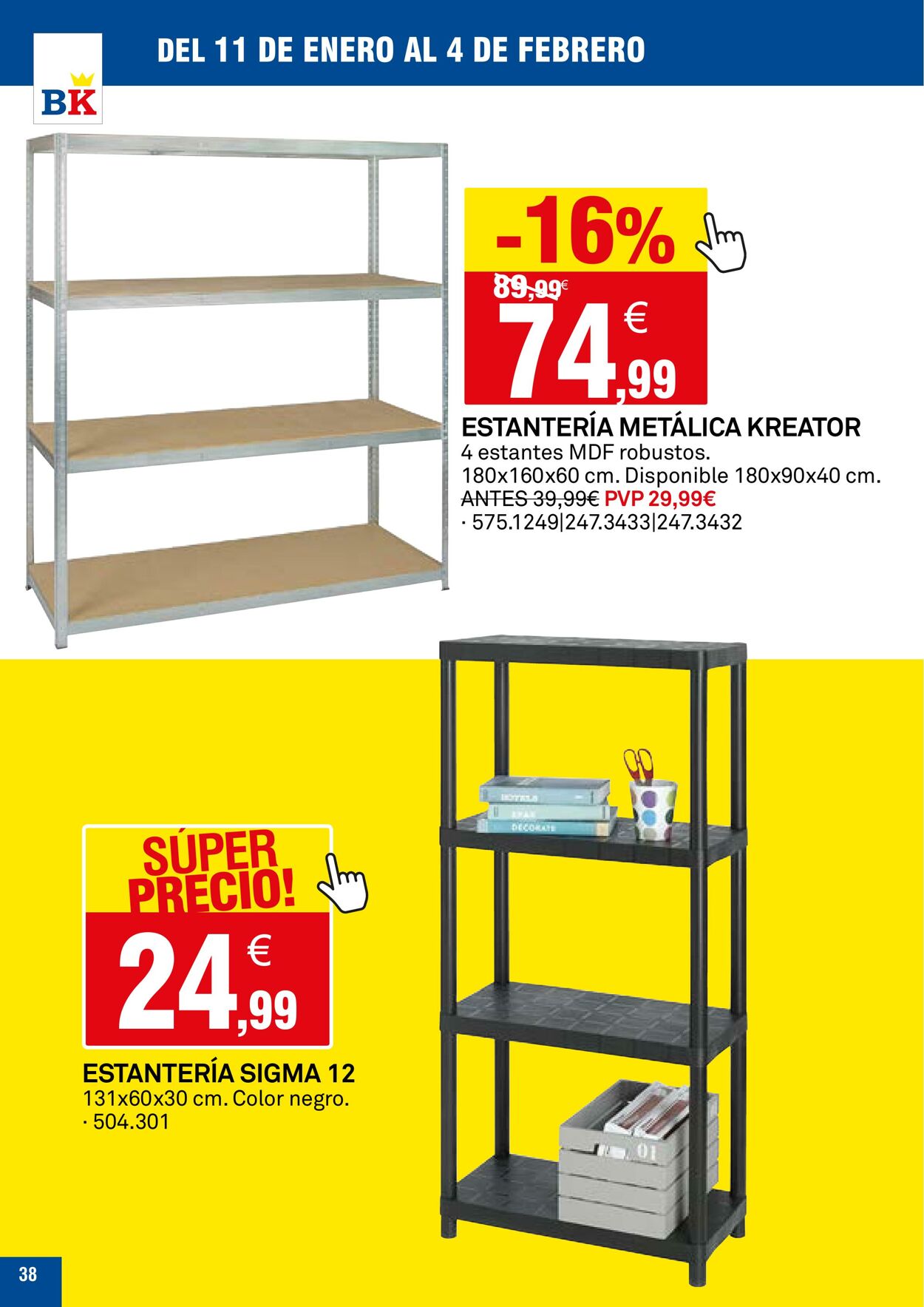 Folleto BricoKing 11.01.2024 - 04.02.2024