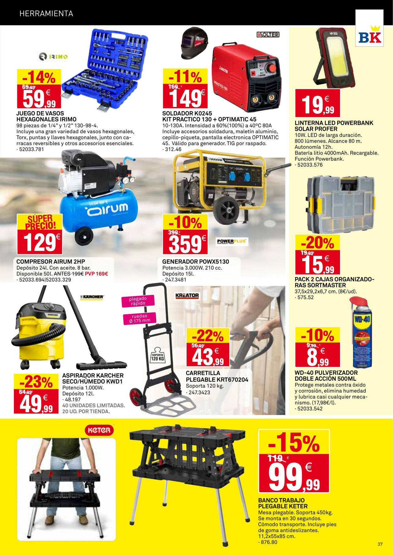 Folleto BricoKing 07.10.2025 - 23.10.2025