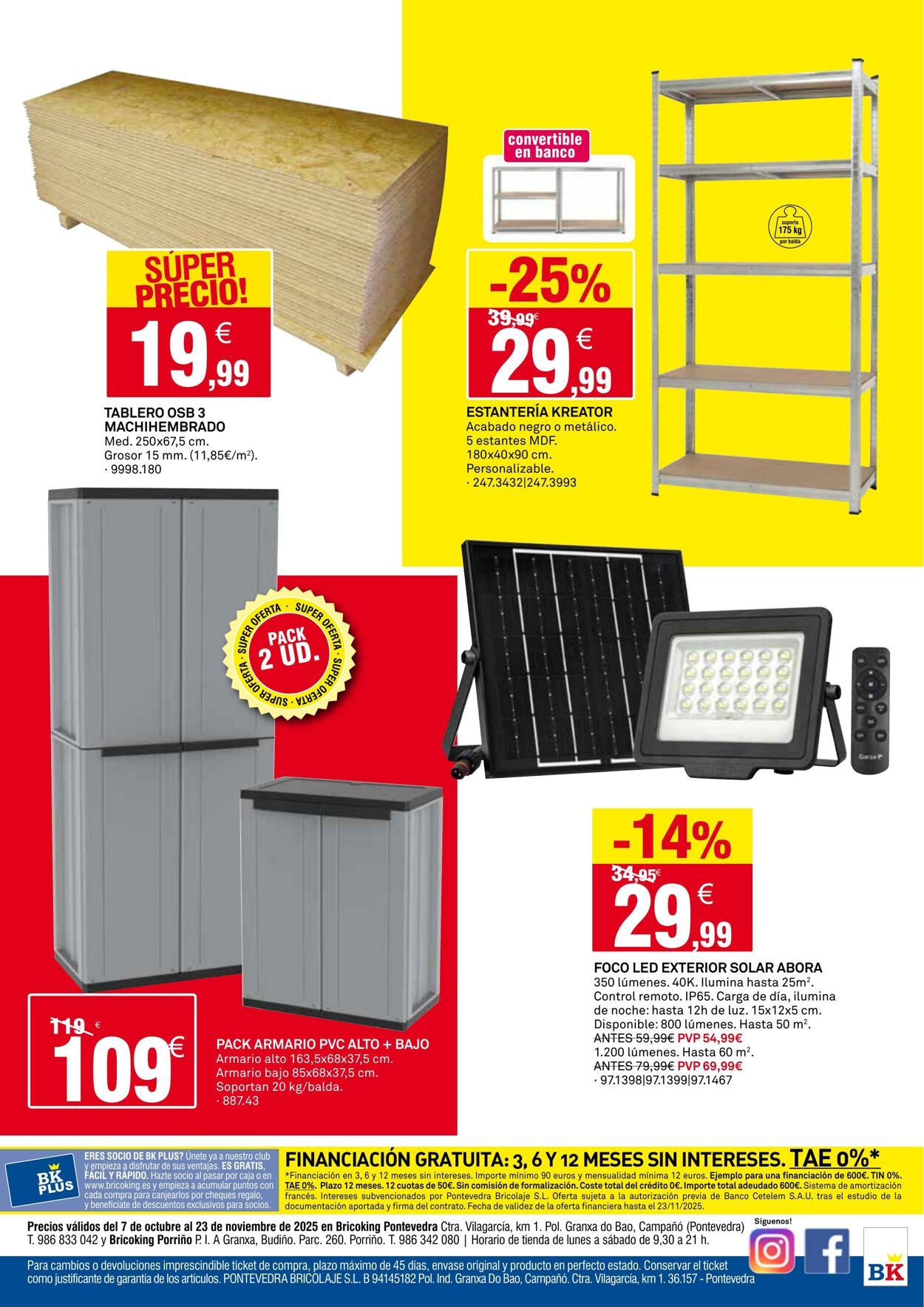 Folleto BricoKing 07.10.2025 - 23.10.2025