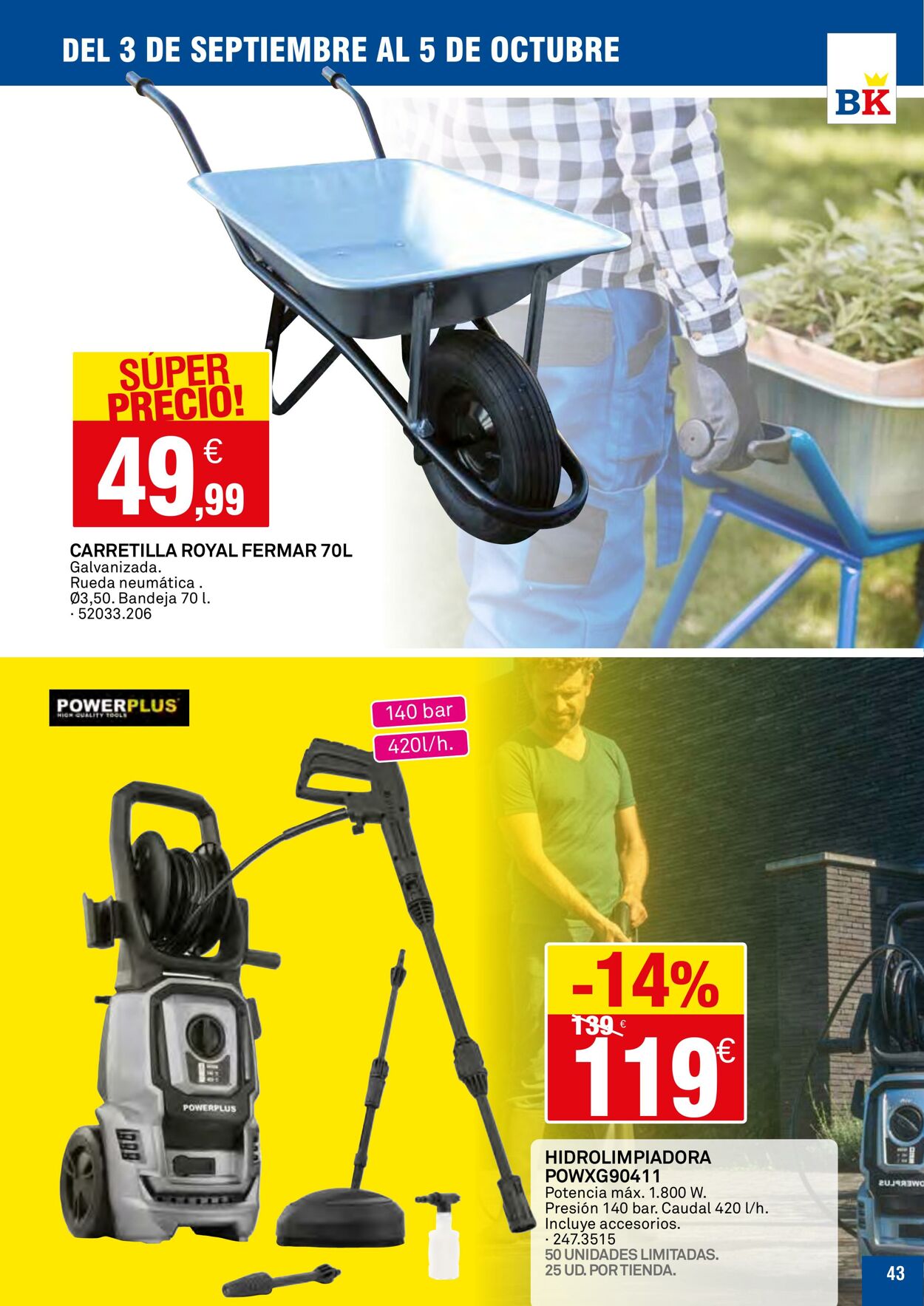 Folleto BricoKing 03.09.2025 - 05.10.2025