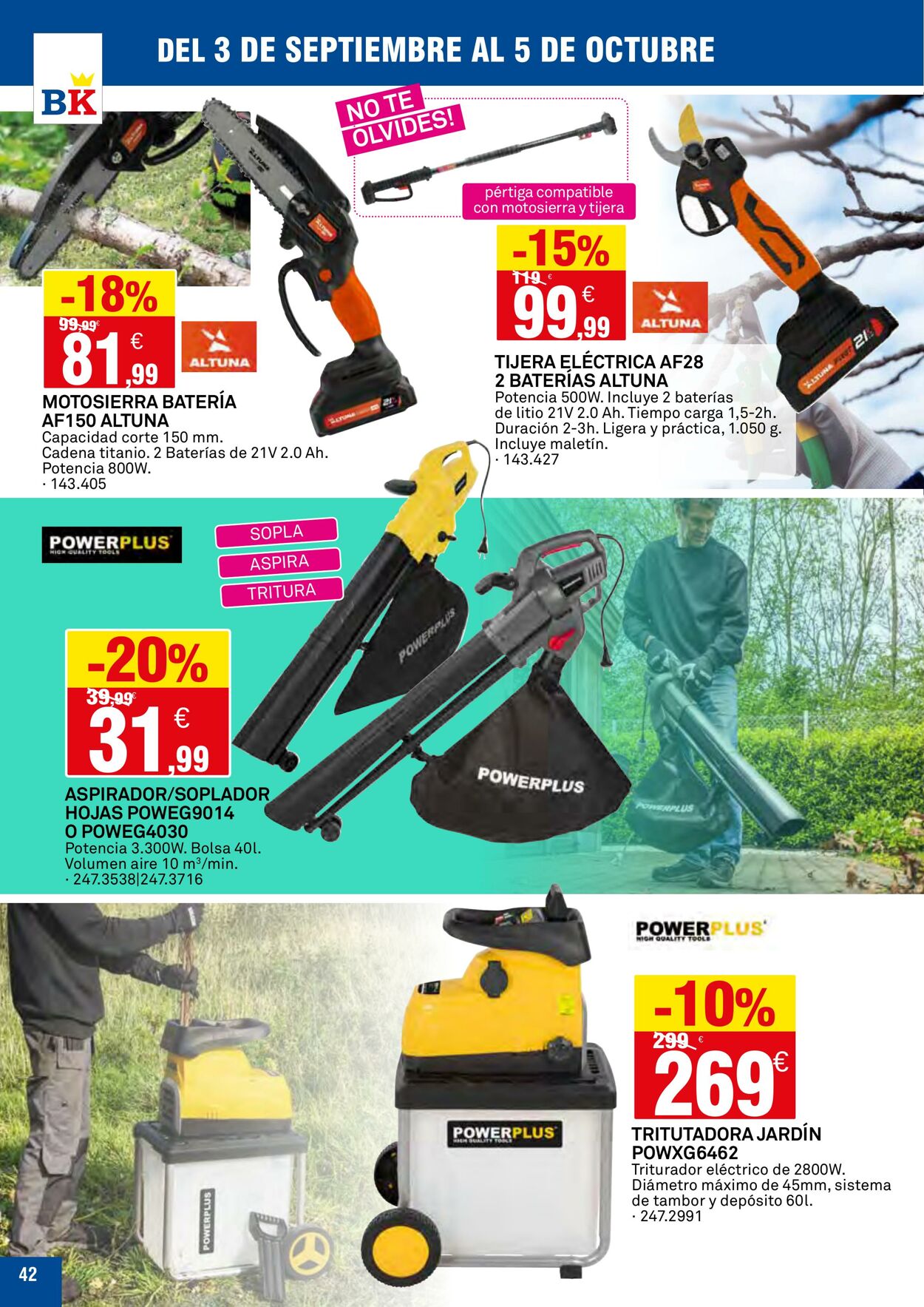 Folleto BricoKing 03.09.2025 - 05.10.2025
