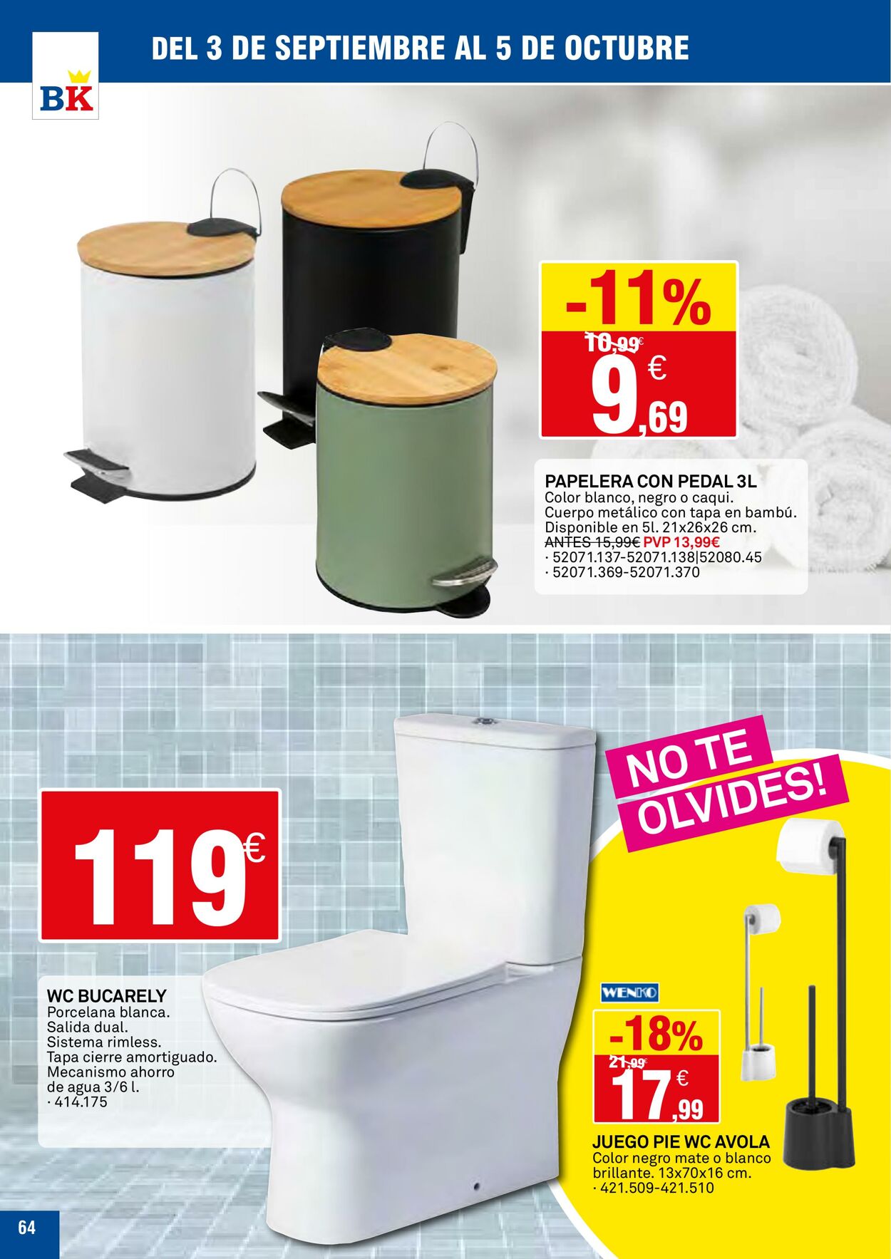 Folleto BricoKing 03.09.2025 - 05.10.2025