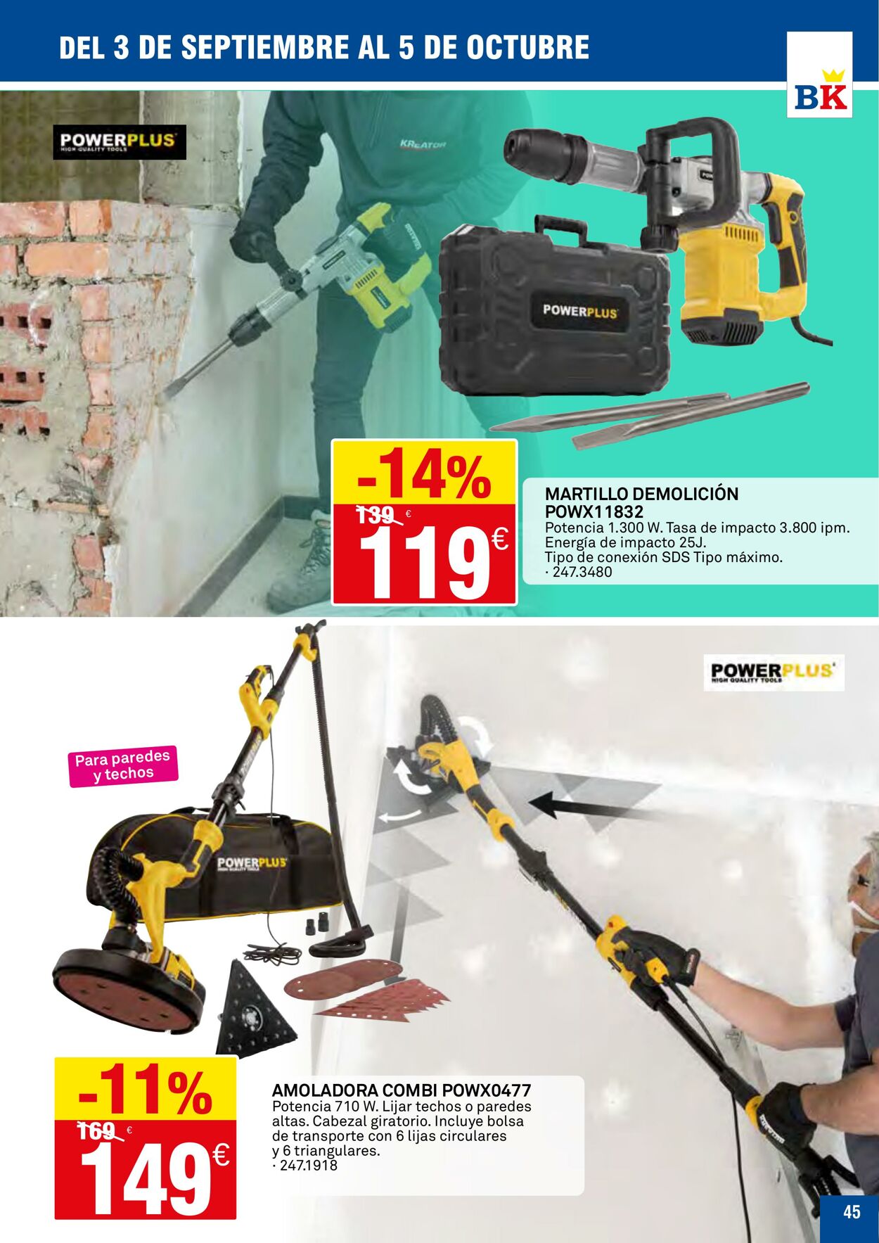 Folleto BricoKing 03.09.2025 - 05.10.2025