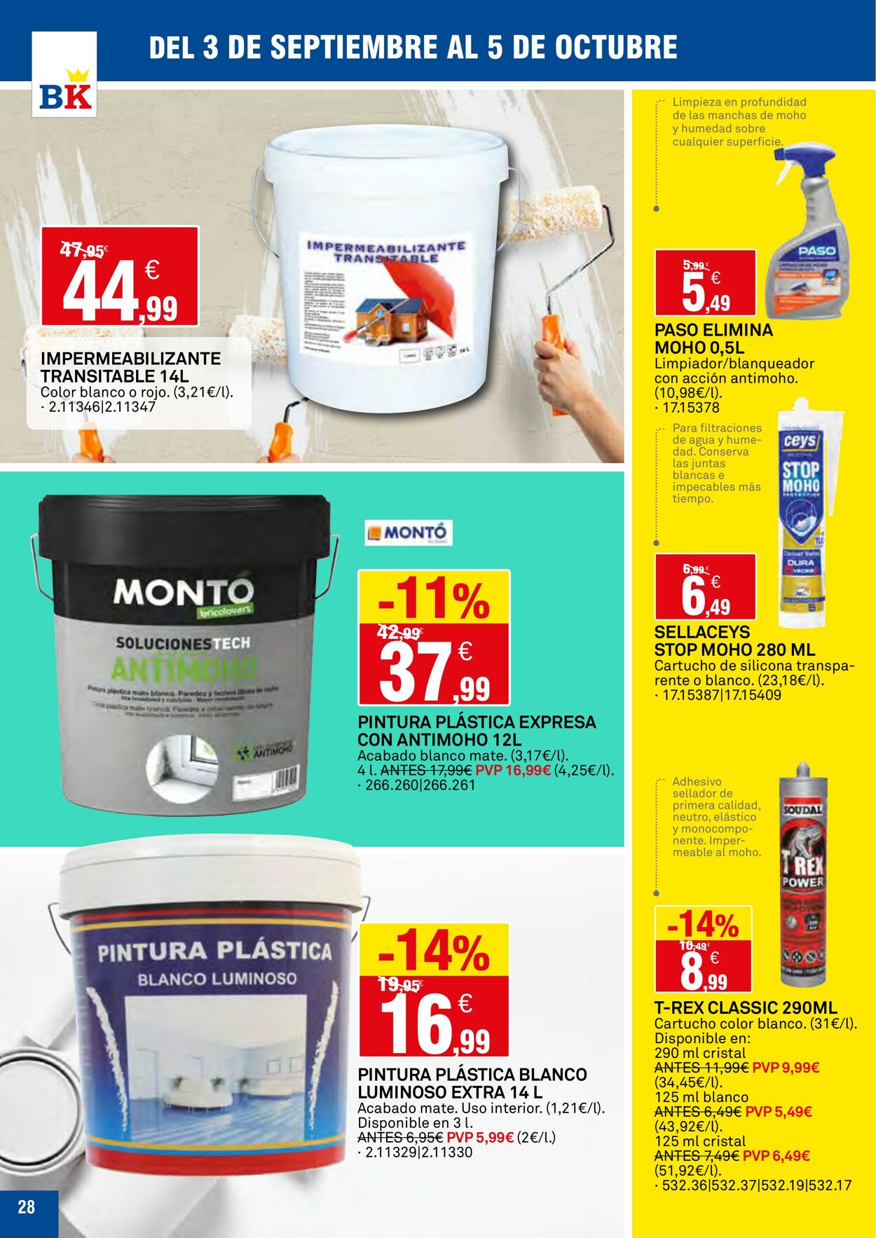 Folleto BricoKing 03.09.2025 - 05.10.2025