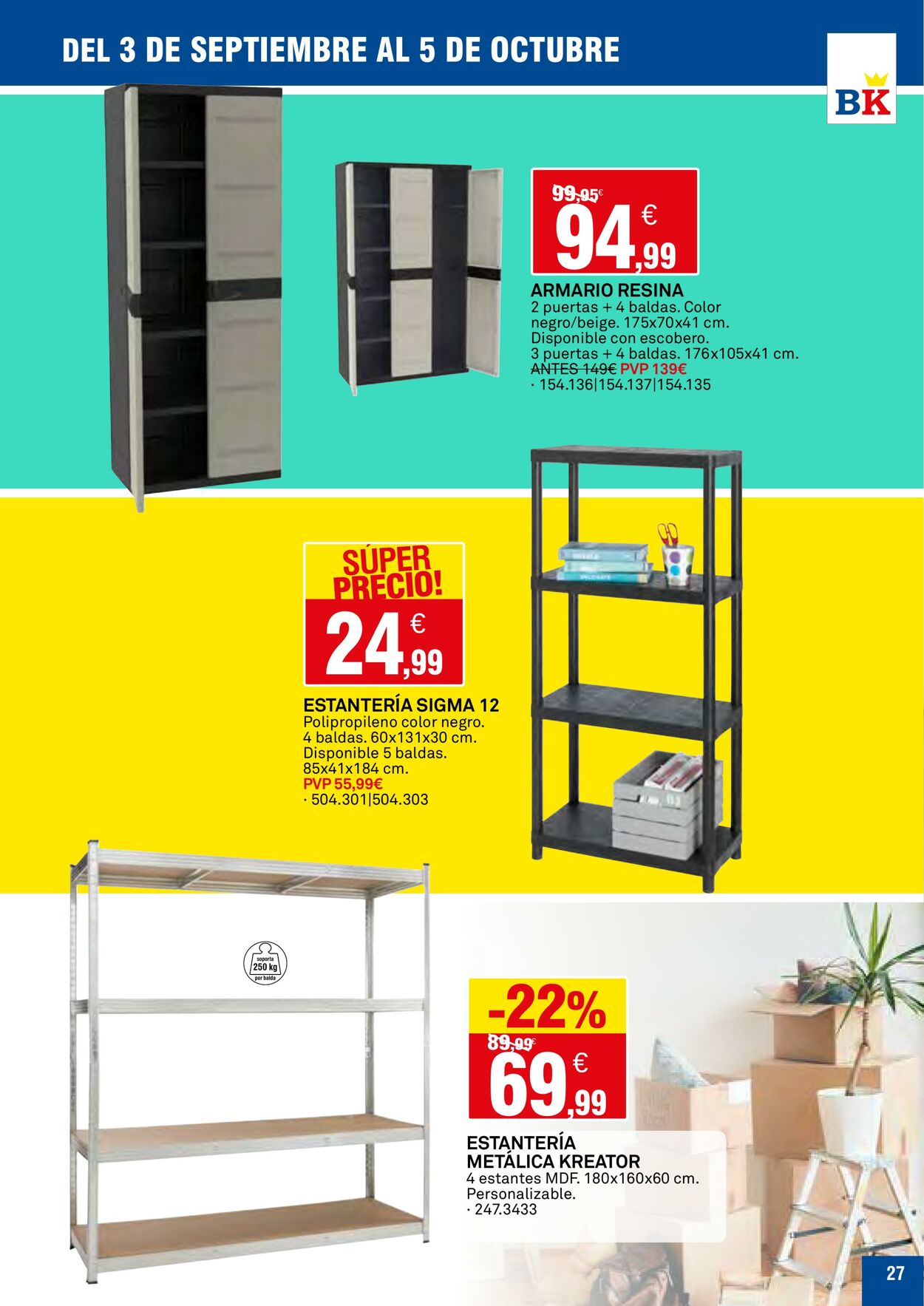 Folleto BricoKing 03.09.2025 - 05.10.2025