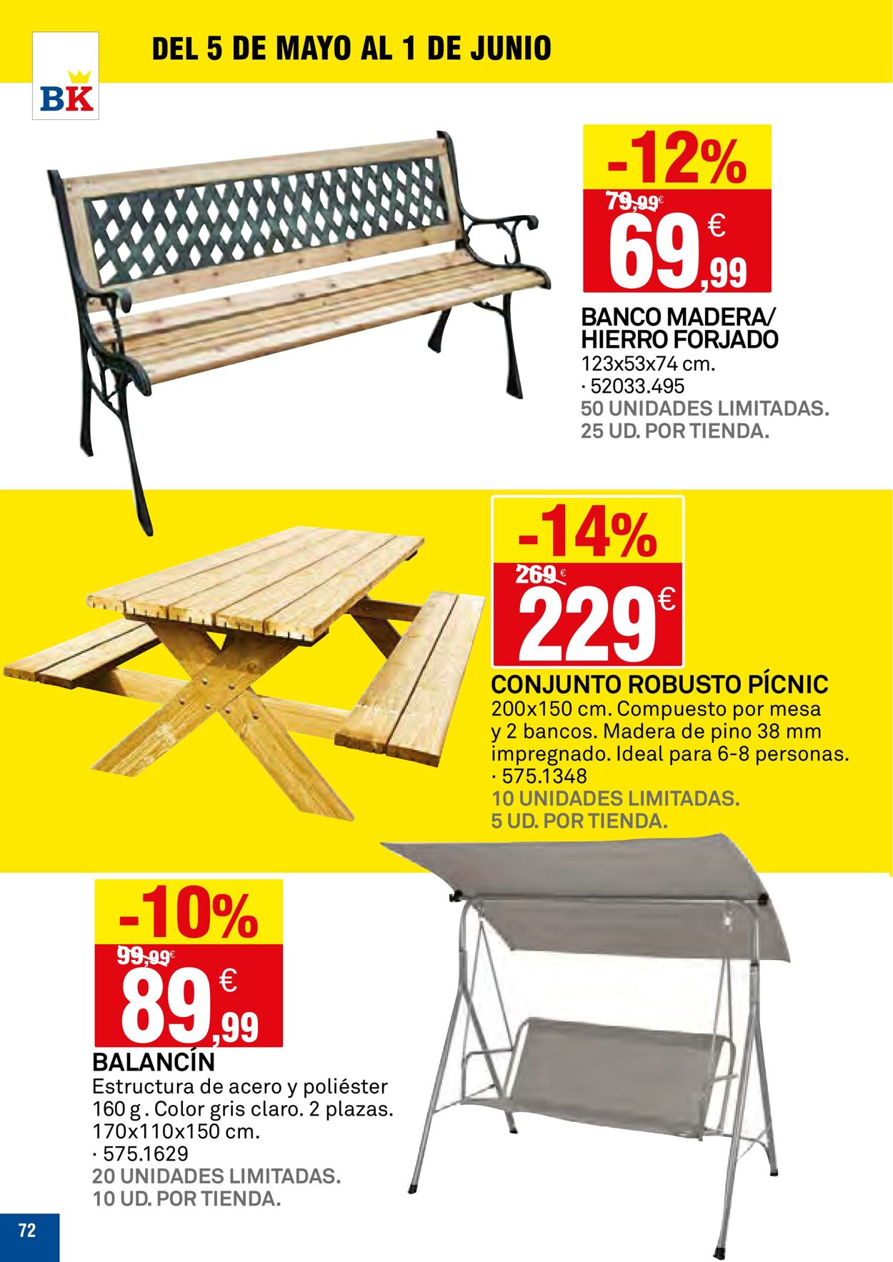 Folleto BricoKing 05.05.2025 - 01.06.2025