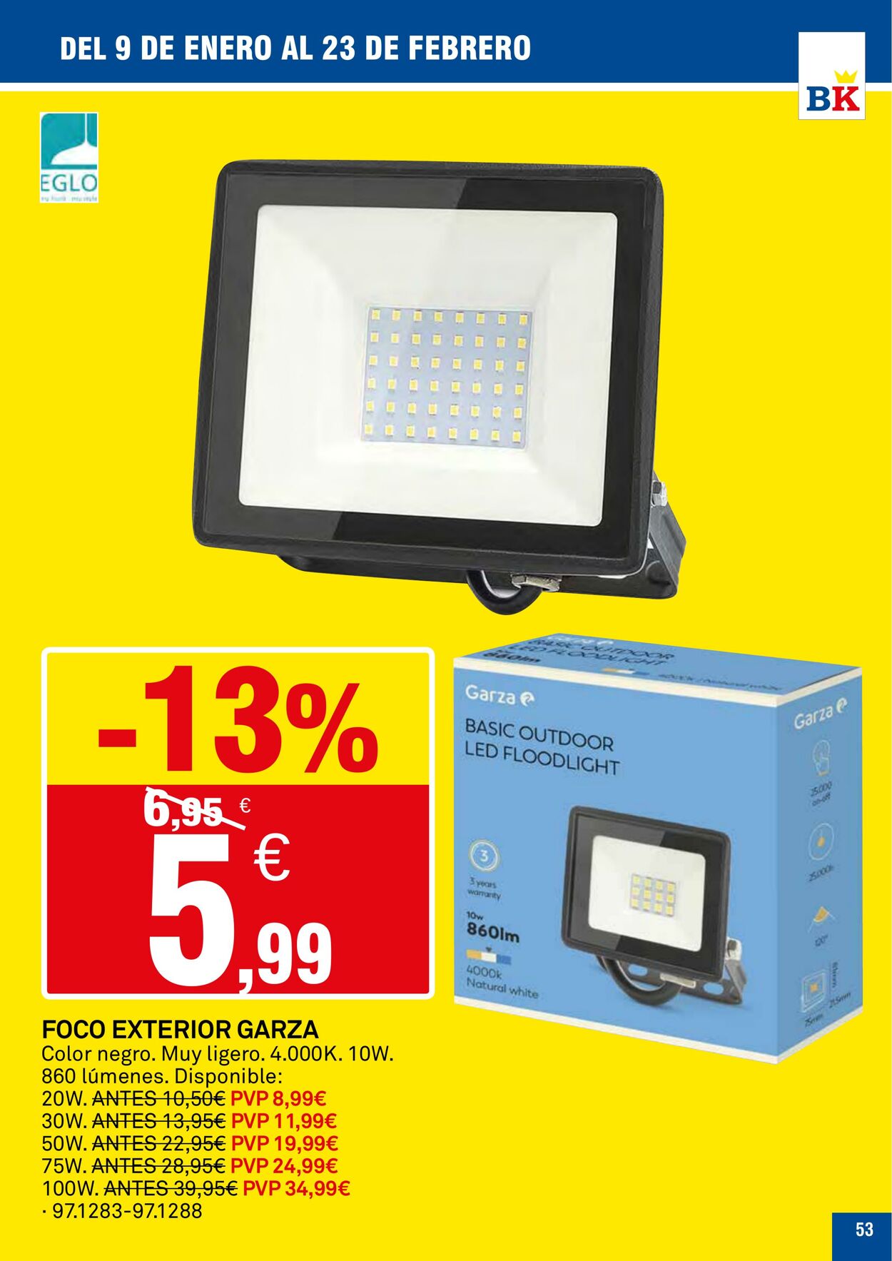 Folleto BricoKing 09.01.2025 - 23.02.2025