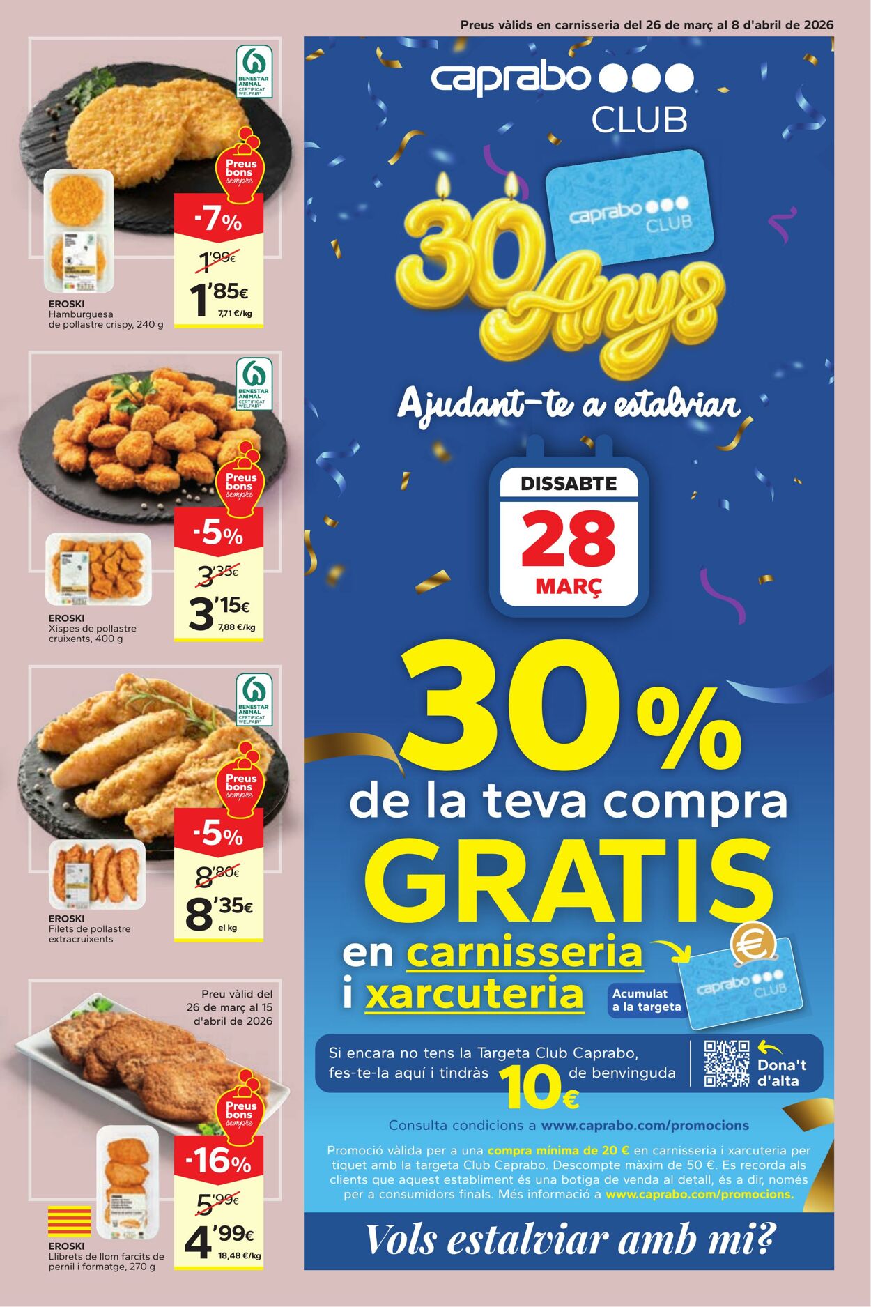 Folleto Caprabo 26.03.2026 - 11.04.2026