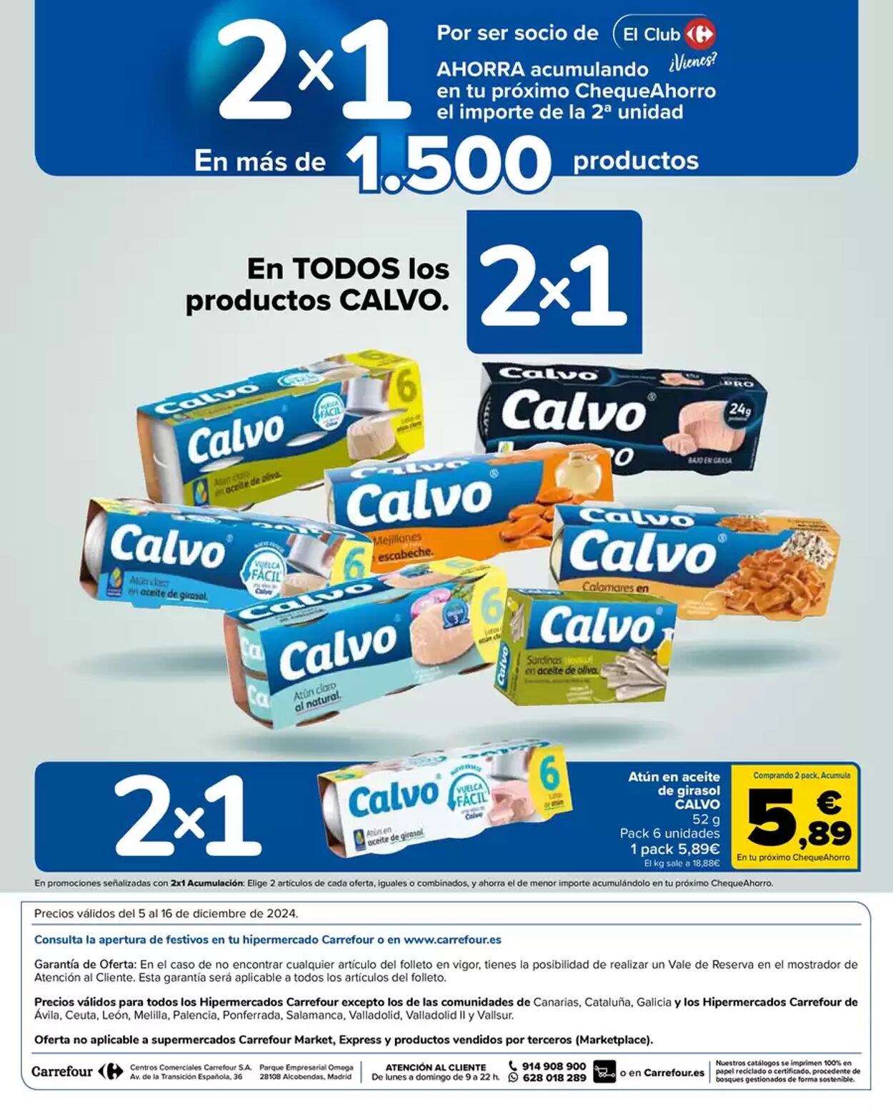 Folleto Carrefour 05.12.2024 - 16.12.2024