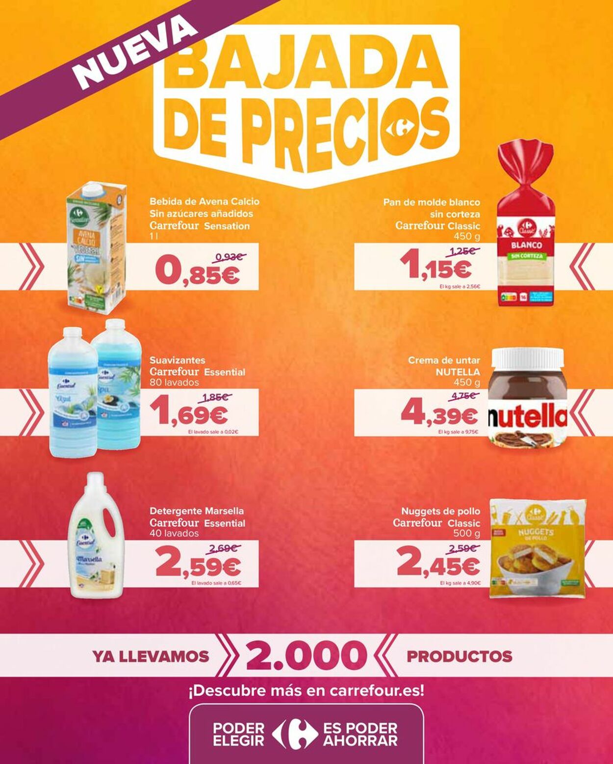 Folleto Carrefour 26.07.2024 - 08.08.2024