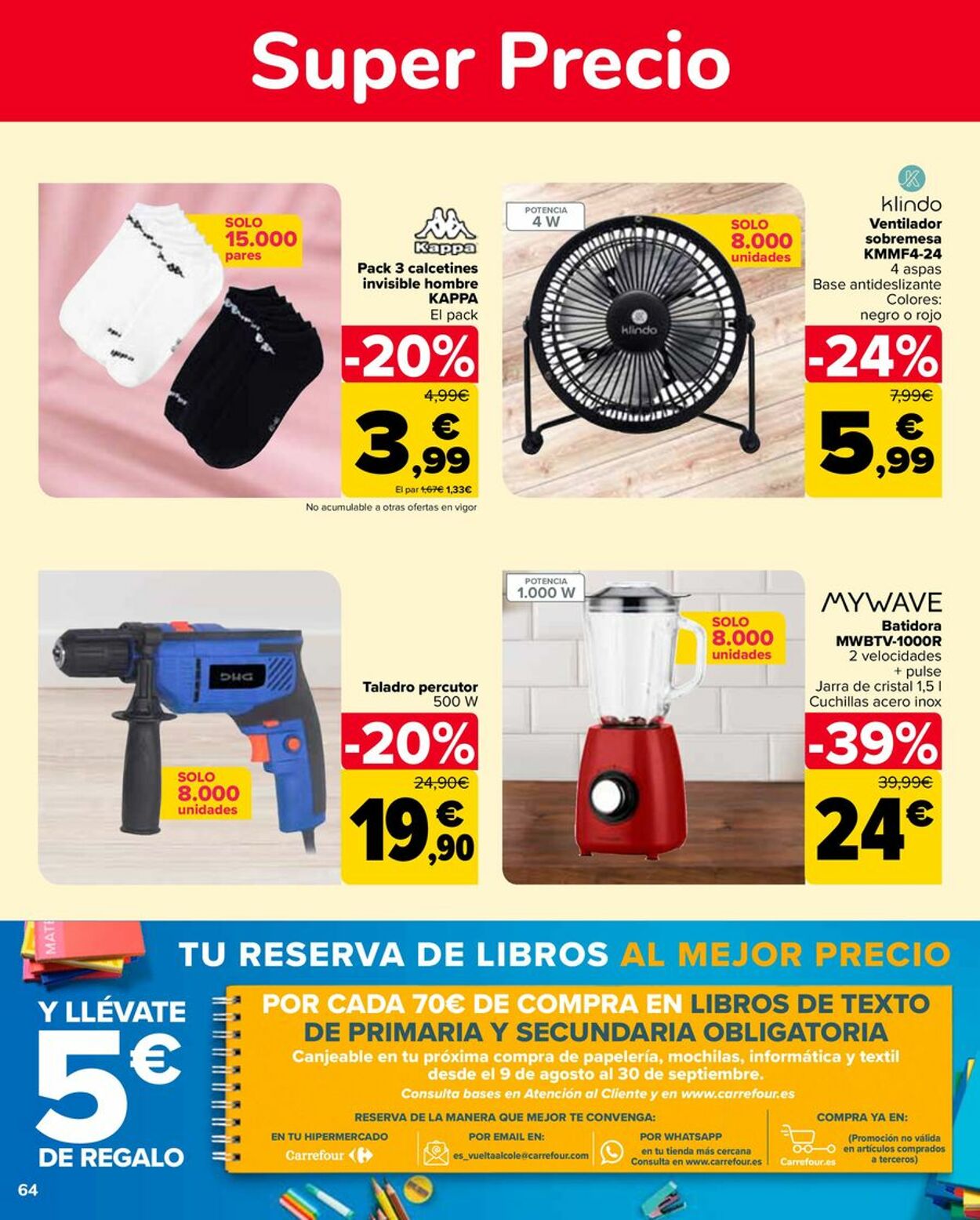 Folleto Carrefour 26.07.2024 - 08.08.2024