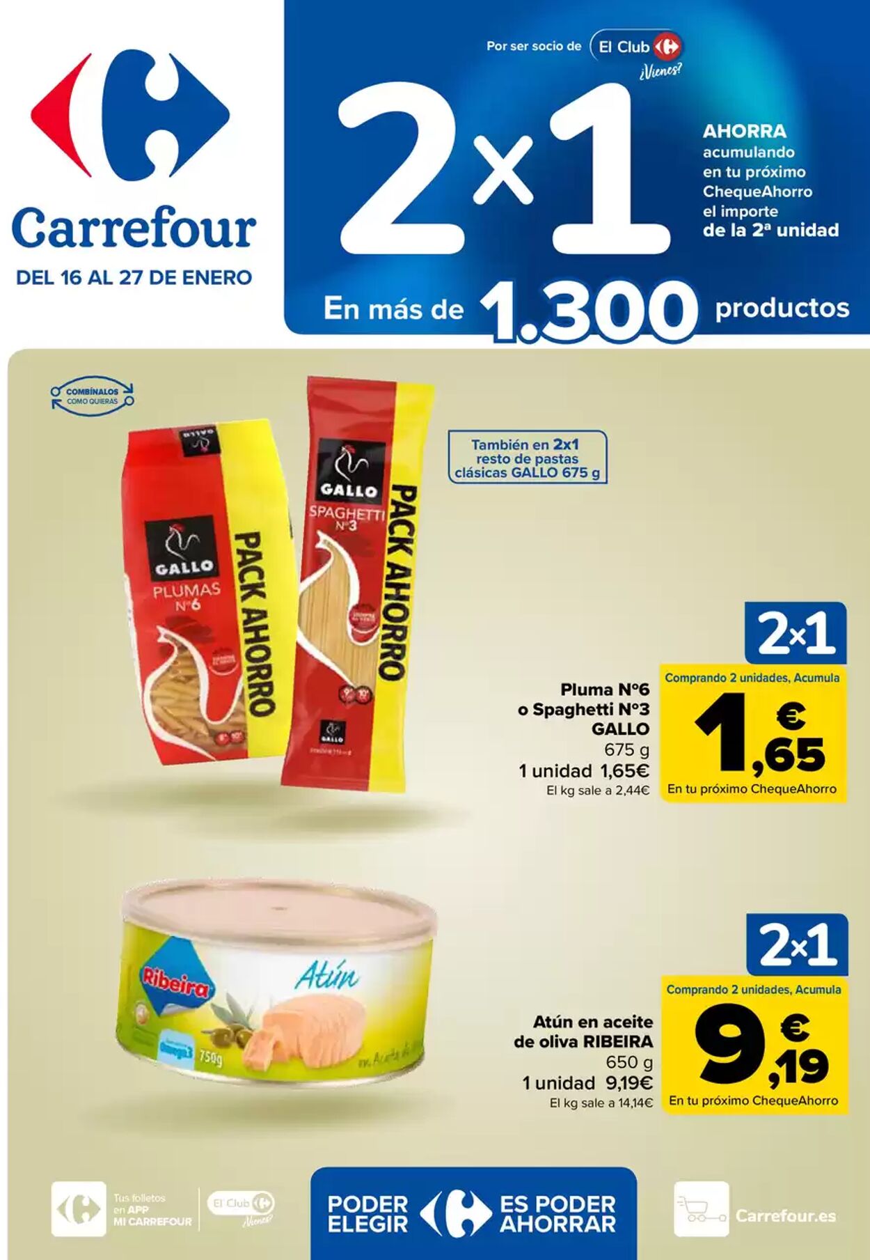 Folleto Carrefour 16.01.2025 - 27.01.2025