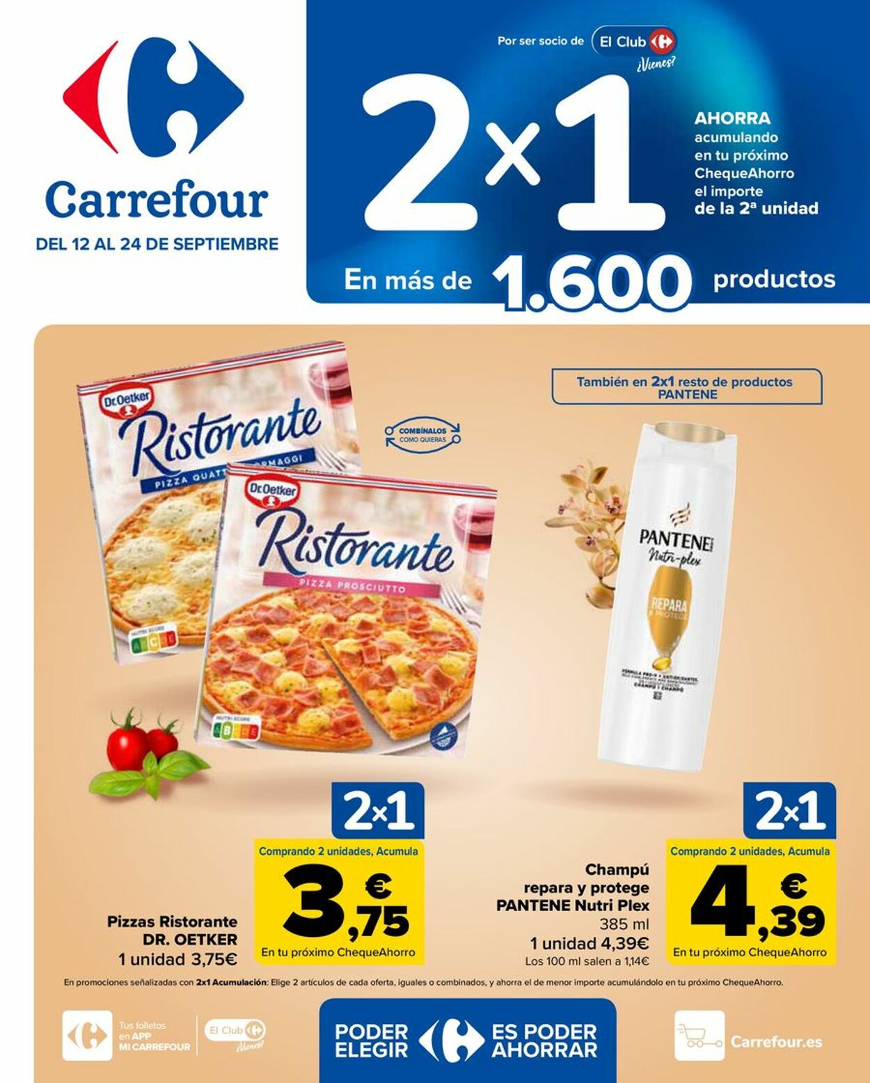 Folleto Carrefour - 2x1 12 sep., 2024 - 24 sep., 2024