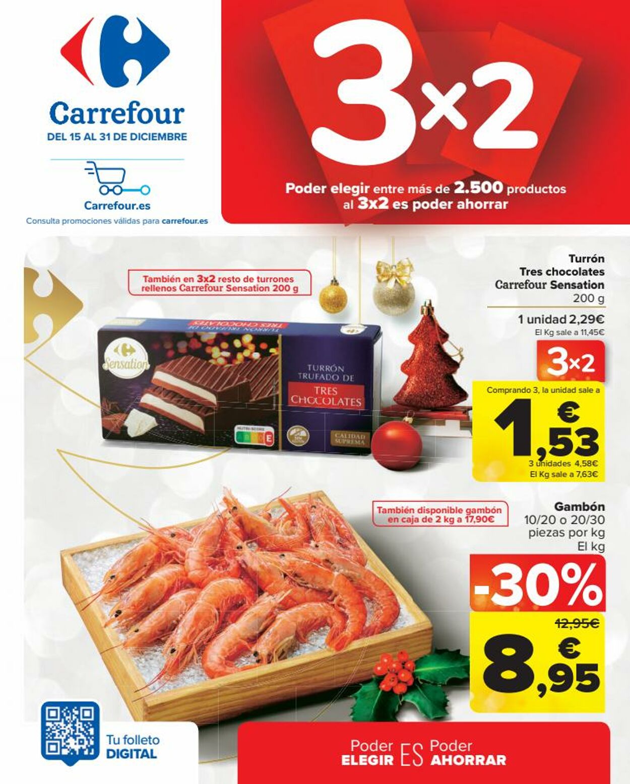 Folleto Carrefour 15.12.2022 - 31.12.2022